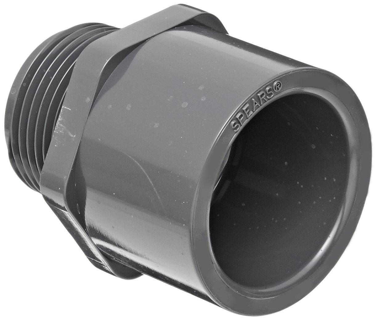 836 Series PVC Pipe Fitting Adapter - Schedule 80, 1/2