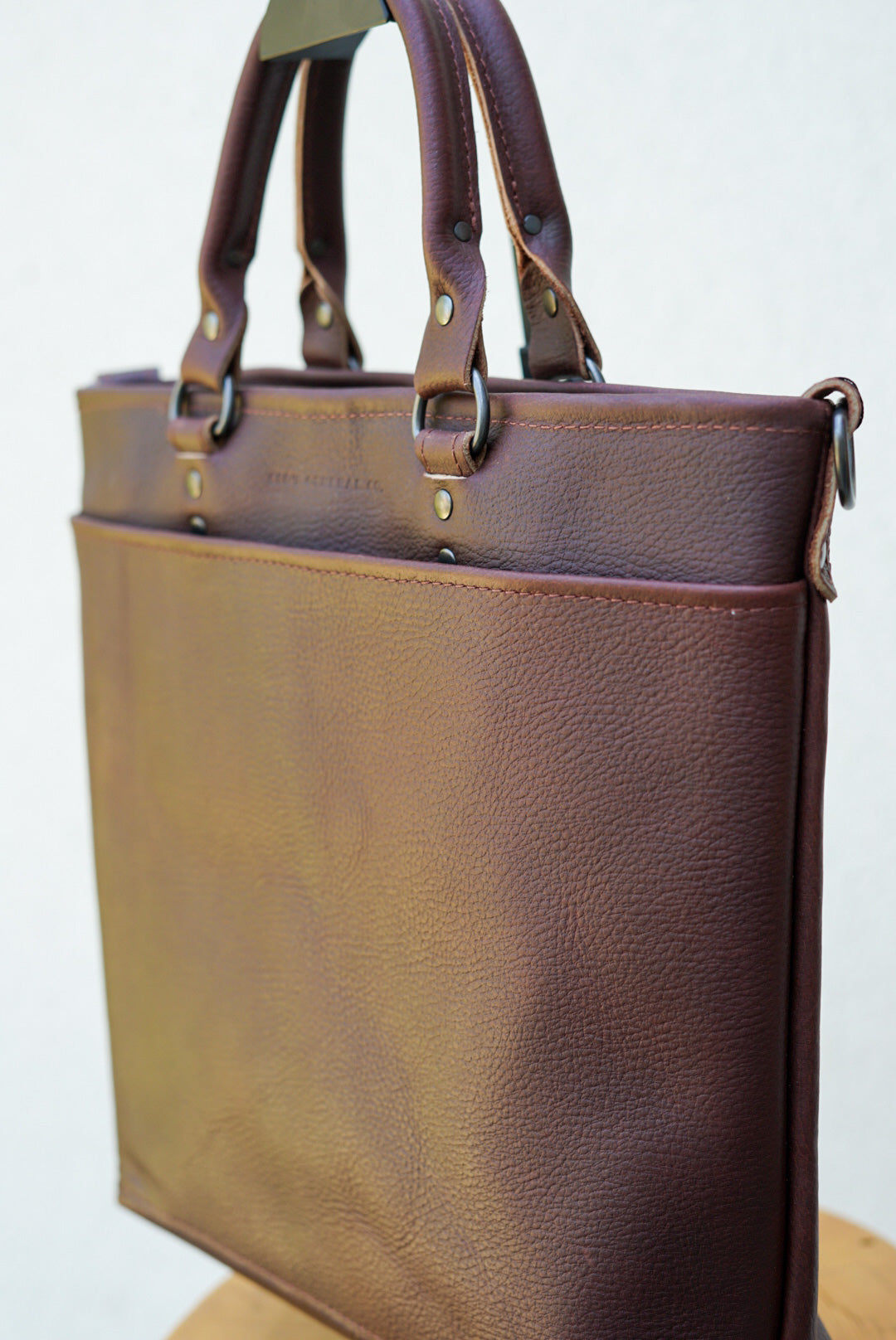 Stylish Dark Pebbled Brown Leather Handbag for Women - Trendy Crossbody Purse with Adjustable Strap, Perfect for Work, Travel & Everyday Use