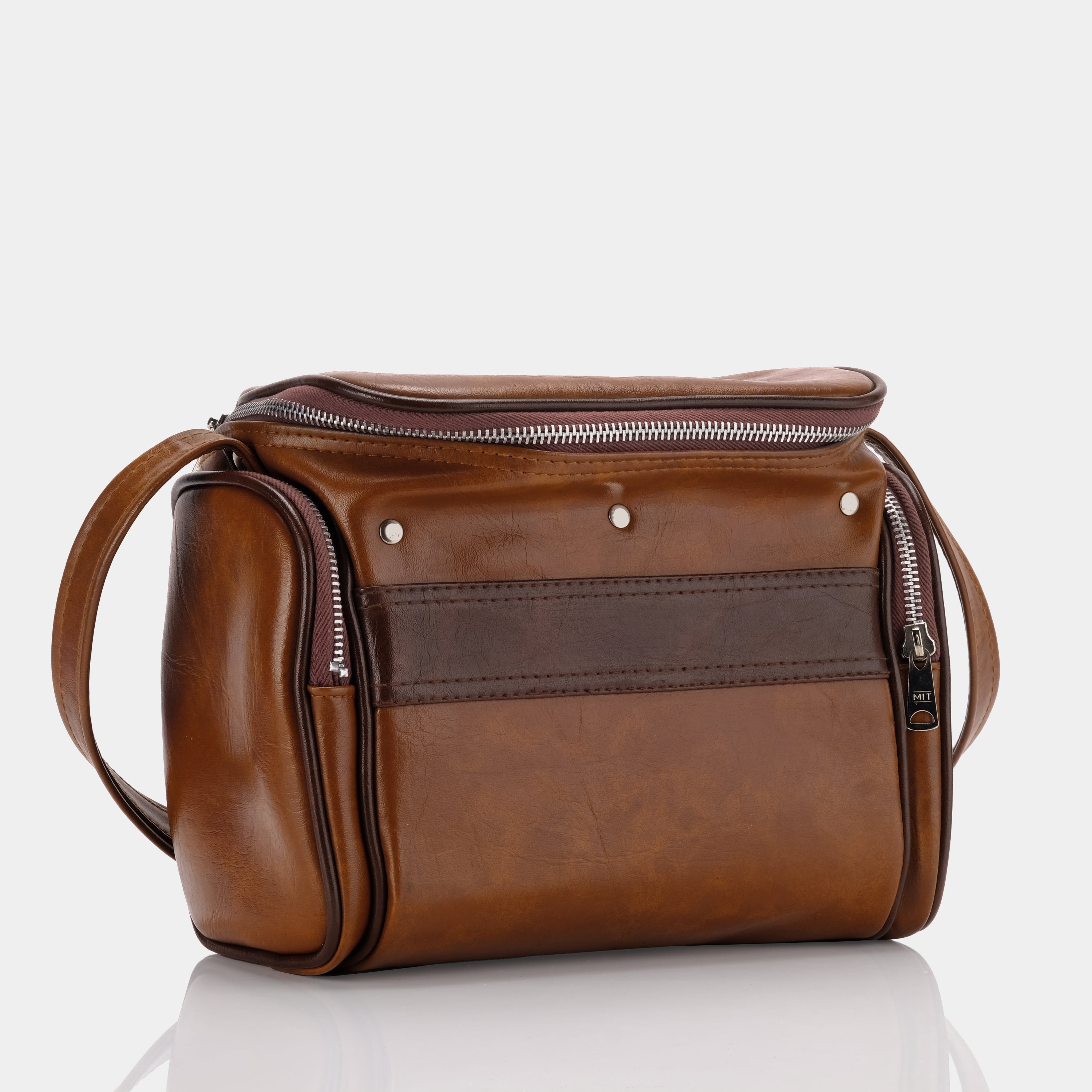 Premium Brown Leather Camera Bag for DSLR & Mirrorless Cameras - Stylish & Durable Photography Accessory for Travel, Street & Wedding Photography