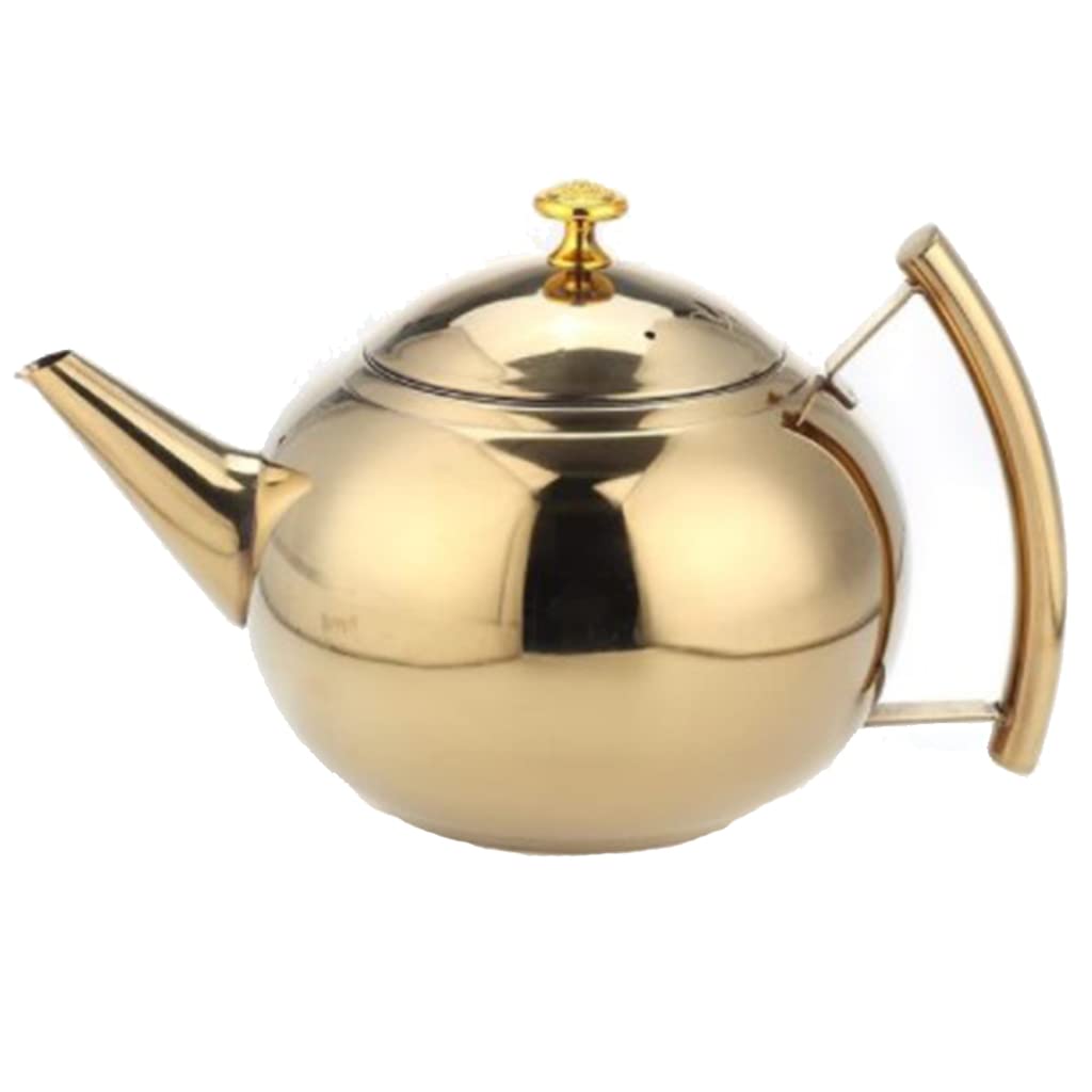 Premium Stainless Steel Coffee & Tea Kettle with Removable Infuser - 1.5L/2L (50oz/67oz) Capacity for Loose Leaf & Tea Bags - Dishwasher Safe & Heat Resistant - Perfect for Home, Office & Camping Use