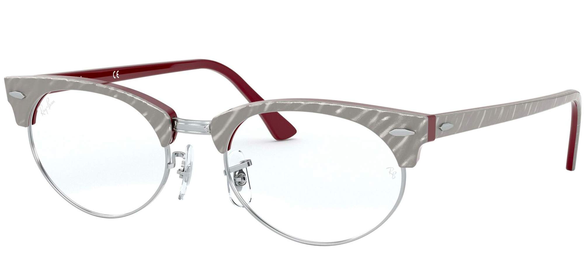 Ray-Ban Rx3946v Clubmaster Oval Prescription Eyeglass Frames for Men & Women - Classic Vintage Style Optical Glasses for Reading, Work & Everyday Wear