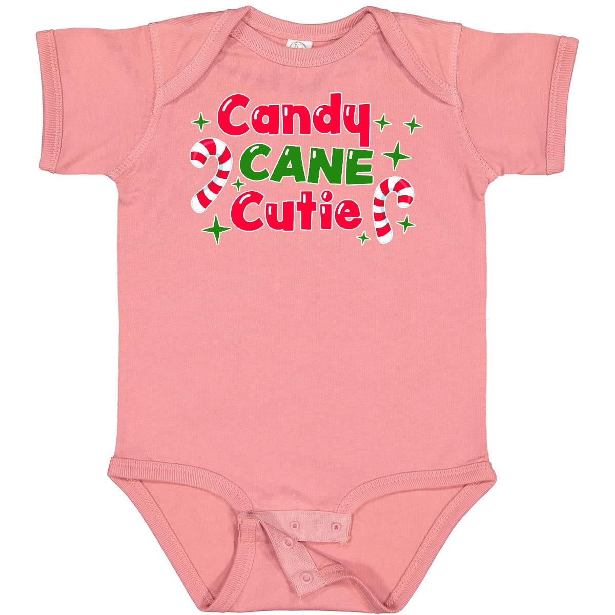 Inktastic Christmas Candy Cane Cutie Baby Bodysuit - Festive Holiday Outfit for Infants & Toddlers - Perfect for Christmas Photos, Family Gatherings & Holiday Parties