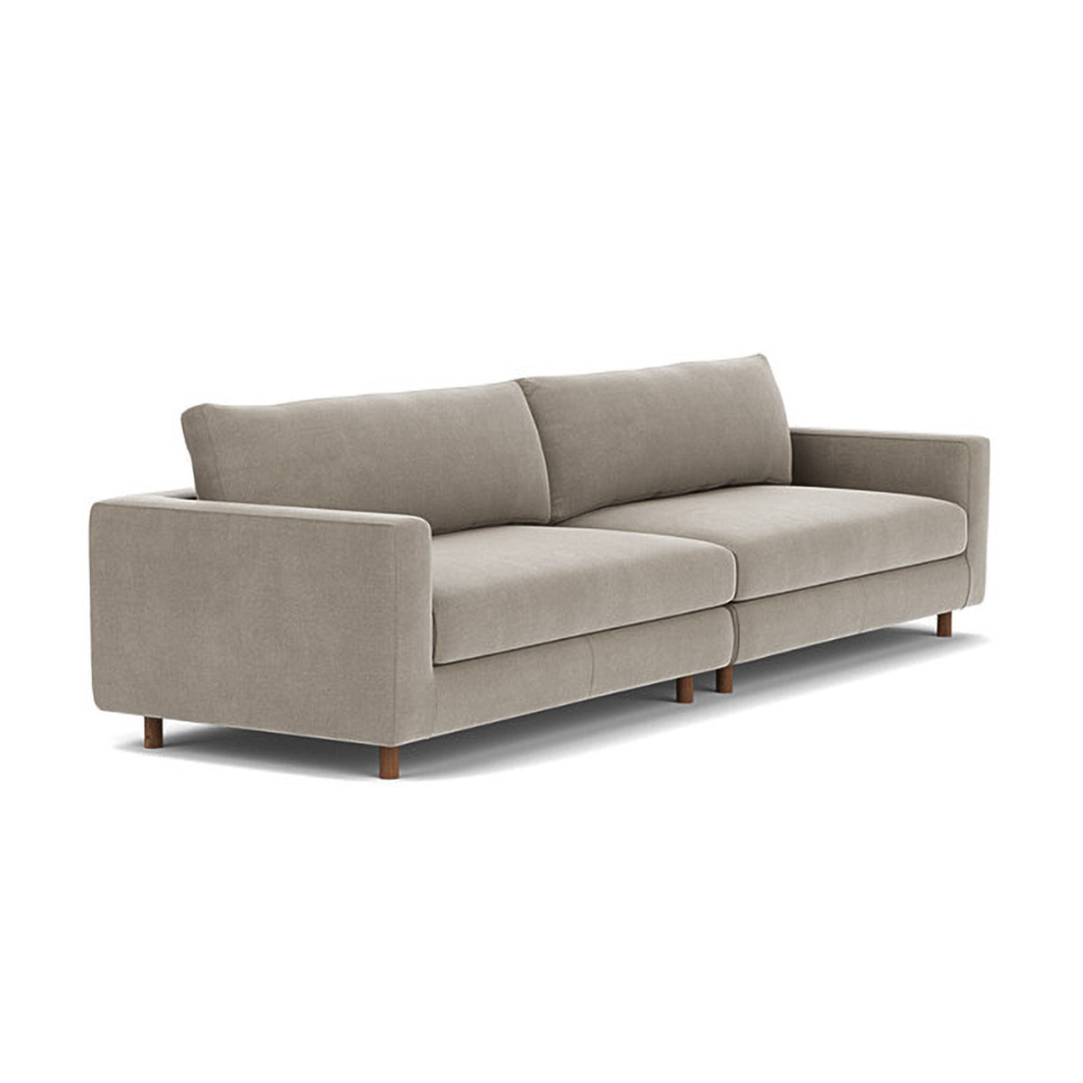 Stylish Dylan Fabric 4-Seater Sofa for Living Room - Comfortable Modern Couch for Home & Office Lounge