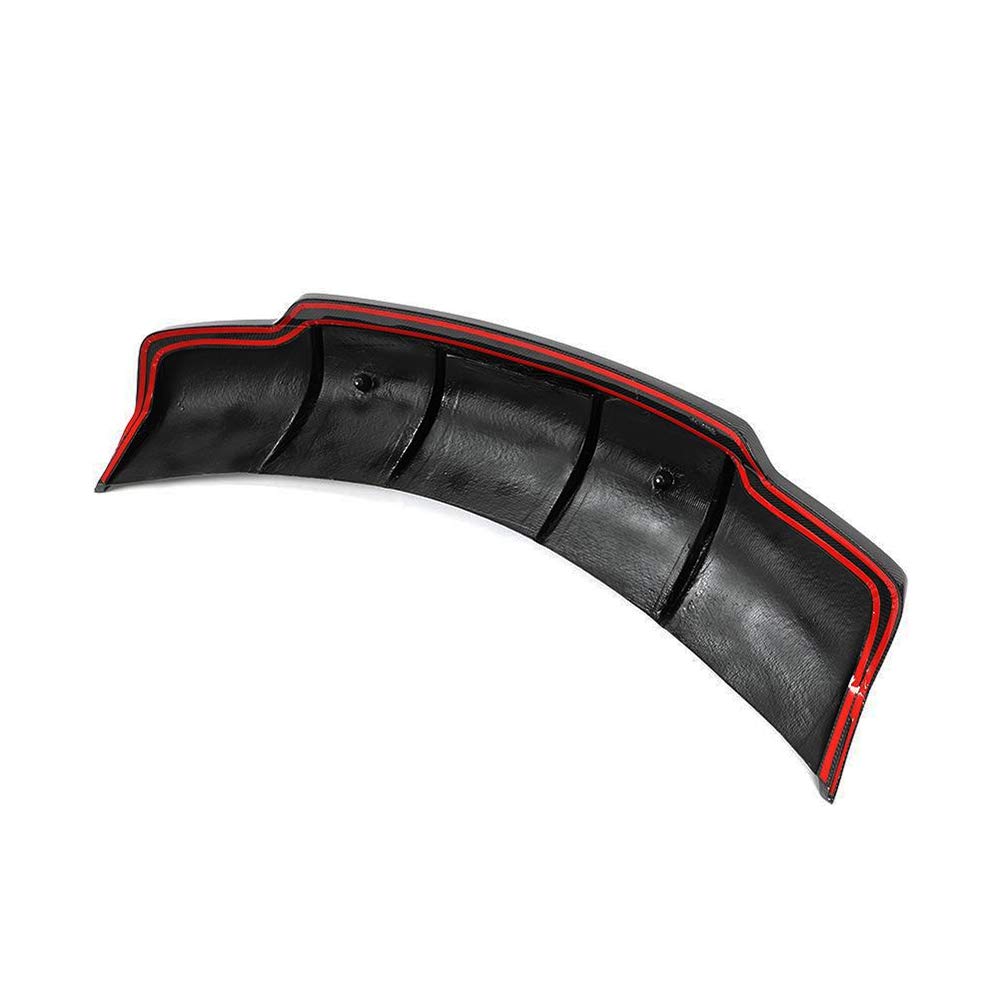 Matte Carbon Fiber Rear Diffuser for Tesla Model 3 Sedan 2016-2022 | Bumper Cover Lower Lip Spoiler & Valance Protector | Body Kit Upgrade for Enhanced Aerodynamics & Style | Perfect for Car Enthusiasts & Performance Modifications