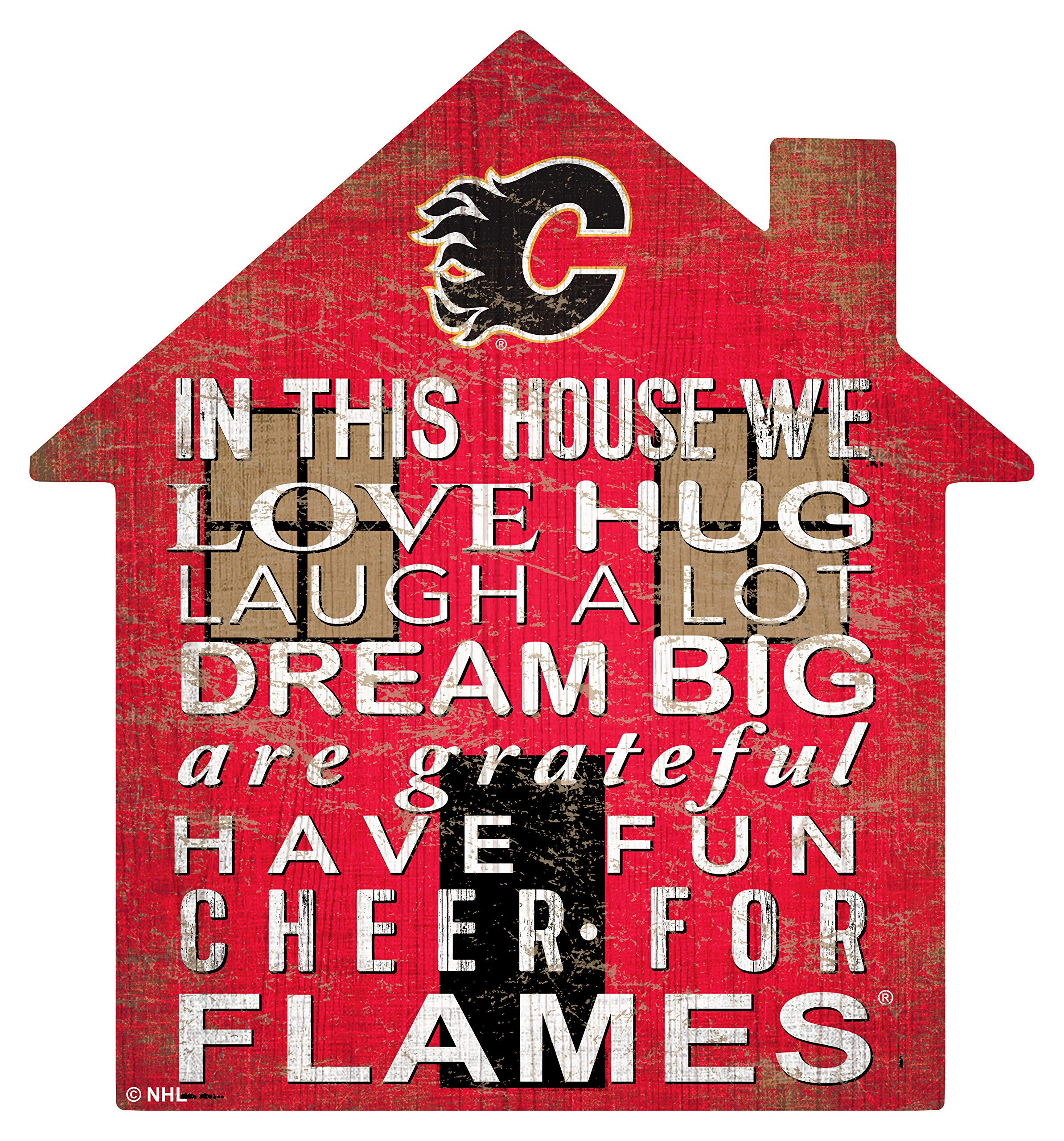 NHL Calgary Flames House Sign - 12