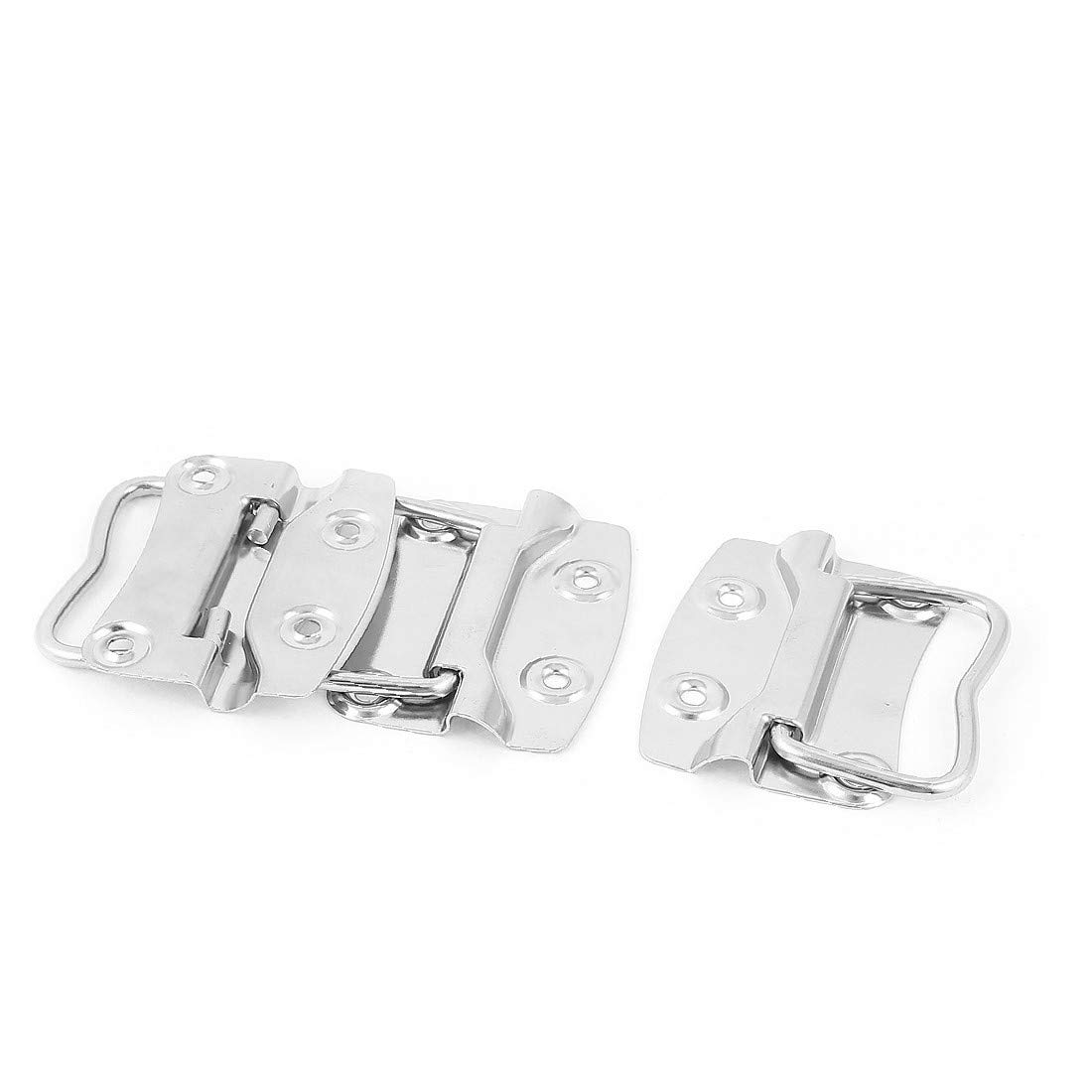 FIYA New Lon0167 Trunk Drawer Toolbox Chest with Metal Pull Handle - Silver Tone 3Pcs Set - Durable Storage Solution for Garage, Workshop & Home Organization