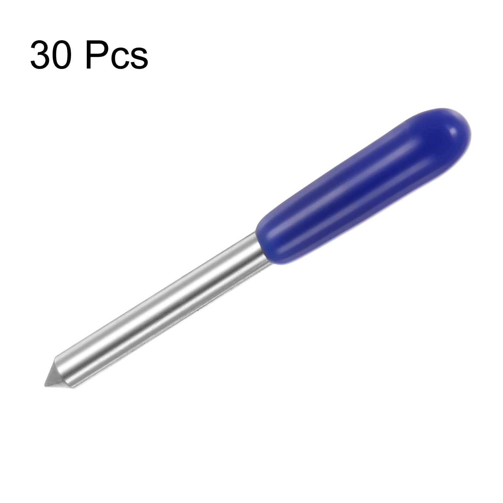 uxcell 30Pcs Fine Point Cutting Blades Replacement for Cricut Maker/Maker 3/Explore Air/Air 2/Air 3 - 60 Degree Blue Precision Blades for Vinyl, Cardstock & DIY Crafts - Perfect for Scrapbooking, Home Decor & Personalized Gifts