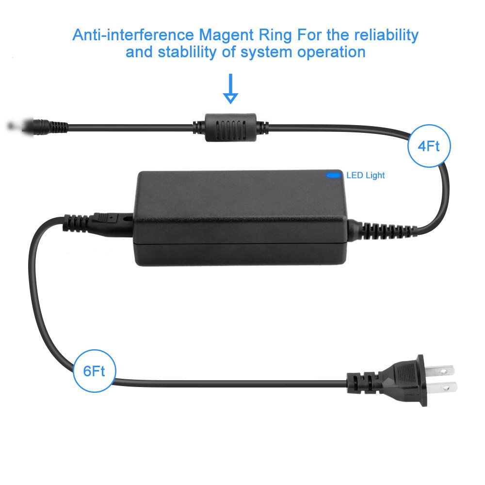 Original AC Power Adapter for Roland KC-110 30W Portable Keyboard Amplifier - Replacement Power Supply Cord with US Plug - Perfect for Home Studios, Live Performances & Traveling Musicians