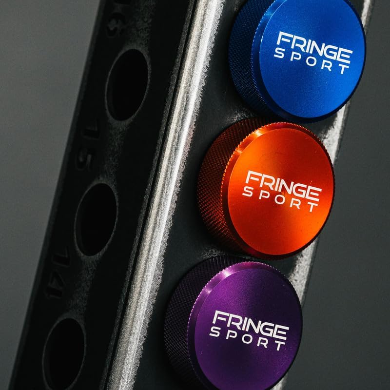 FringeSport Magpin Power Rack & Squat Rack Attachment - Magnetic Safety Pins for Home Gym Equipment - Quick Release & Secure Design - Compatible with Major Rack Brands - Perfect for Strength Training, Weightlifting & CrossFit Workouts