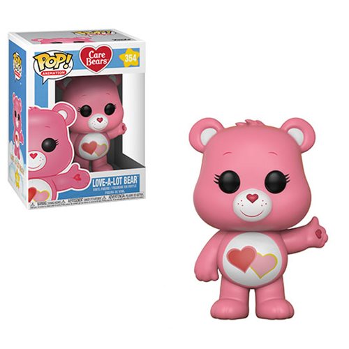 Care Bears Love A Lot Bear Pop! Vinyl Figure #354 - Funko Collectible Toy for Kids & Fans, Perfect for Birthday Gifts & Display Shelves