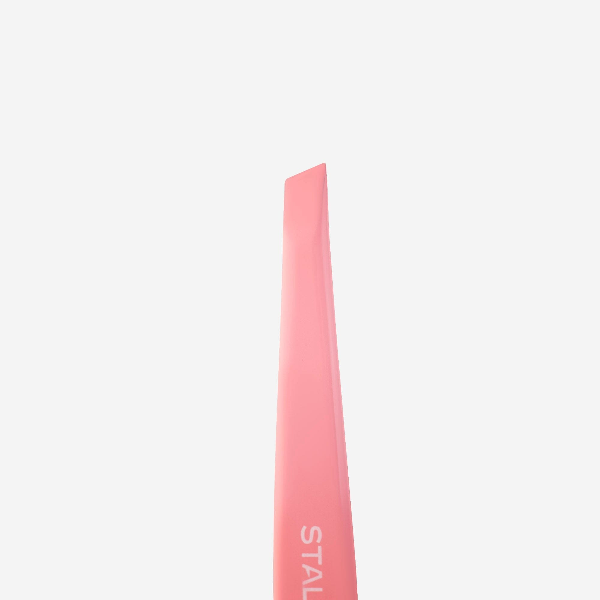 Staleks Professional Slant Tip Eyebrow Tweezers - Pink Wide Slant for Precise Hair Removal - Perfect for Grooming, Shaping, and Beauty Care at Home or Salon