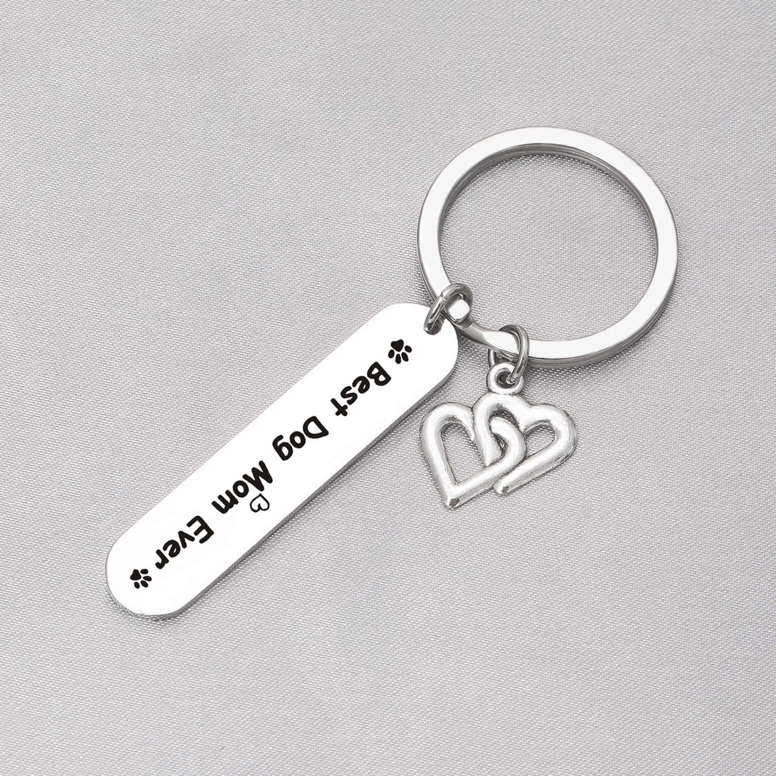 Dog Mom Jewelry - Best Friend & Veterinarian Gift - Pet Owner Keychain for Dog Lovers - Rescue Dog Grandma Gift - Perfect for Everyday Wear & Special Occasions
