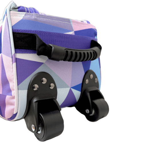 BSI Clear Top 3 Ball Tote Bowling Bag - Lilac & Sky Blue for Women | Perfect for League Play, Tournaments & Practice Sessions