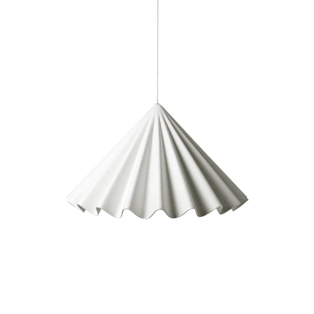 AUDO CPH 95cm Off White Dancing Pendant Light - Modern Scandinavian Ceiling Lamp for Living Room, Bedroom, or Dining Area