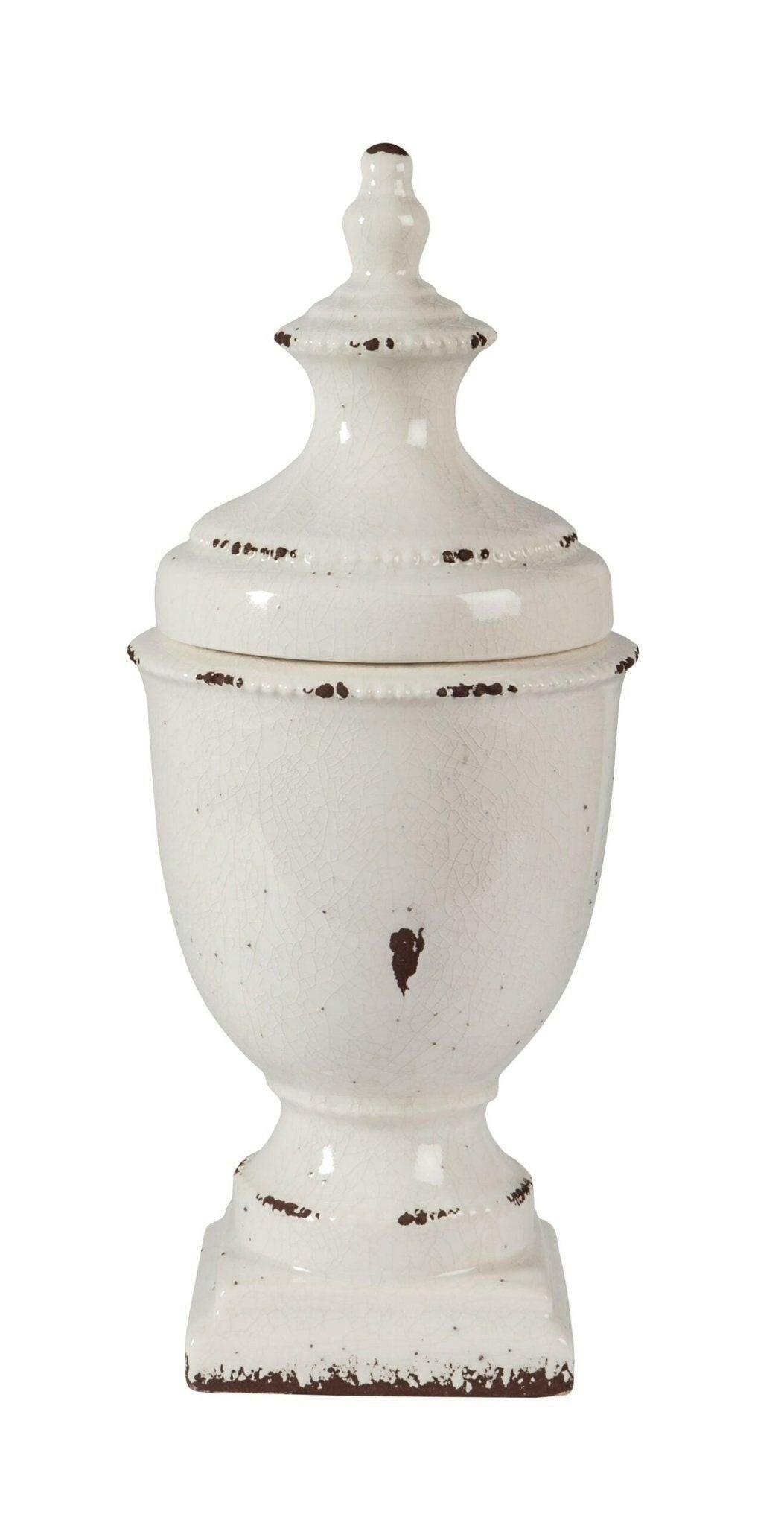 Devorit A2000274 Glass Jar with Lid - Elegant Home Decor for Storage, Kitchen, Bathroom & Office Organization | Perfect for Candles, Spices, Coffee, Tea & DIY Crafts