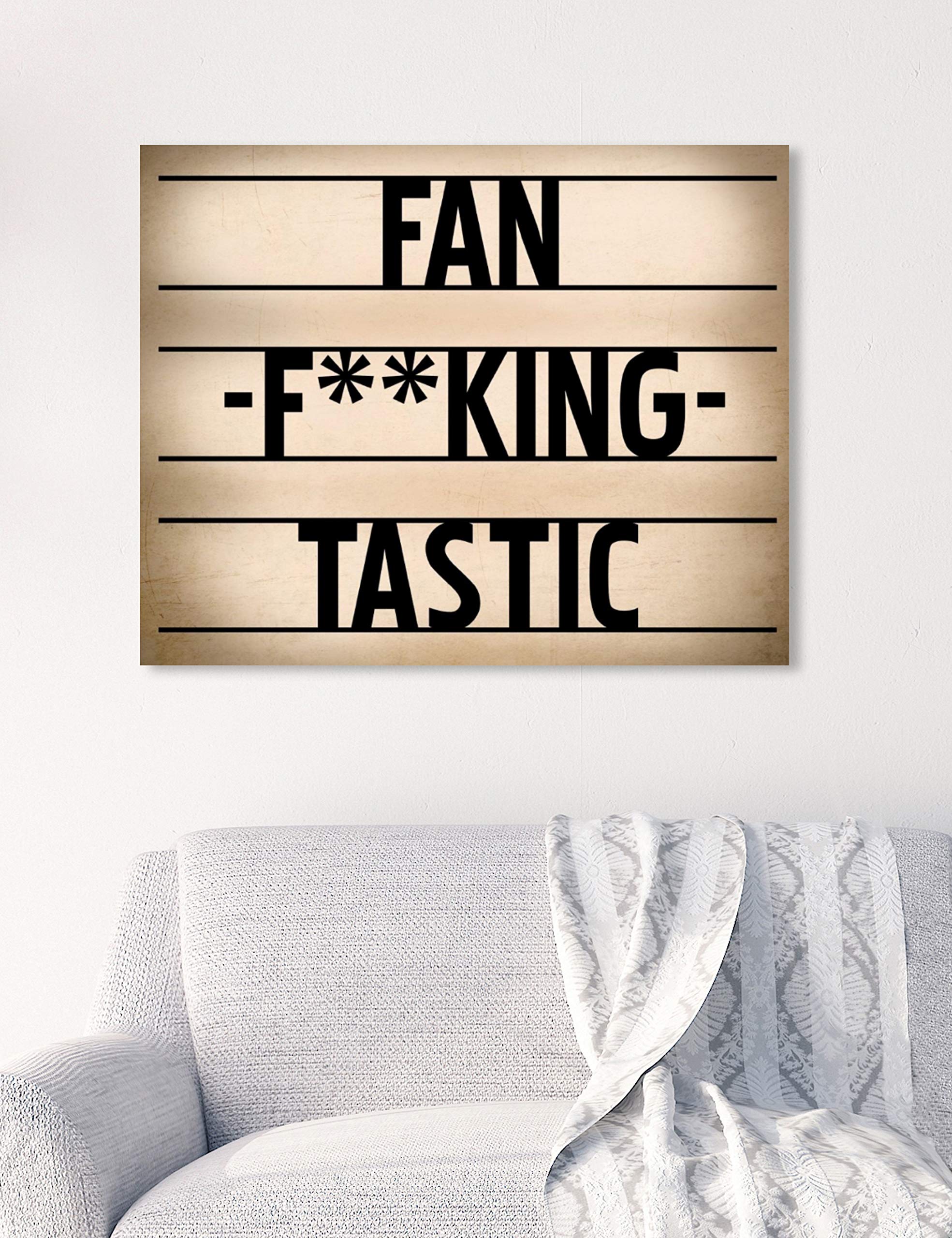 Fantastic Typography Wall Art Canvas Print - 24