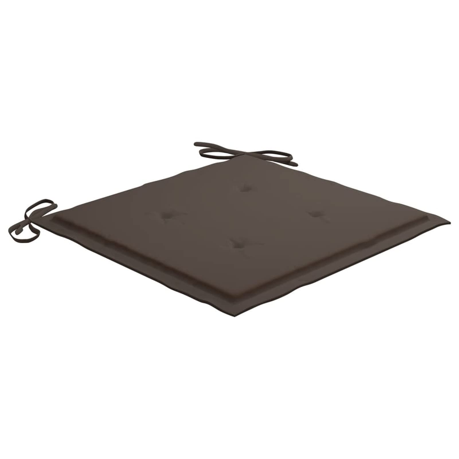 Tidyard 4-Piece Outdoor Garden Chair Cushions Set - 15.7x15.7x1.2 Inch Waterproof Patio Seat Pads - Taupe Fabric Cushions for Patio Furniture, Deck Chairs & Poolside Lounging