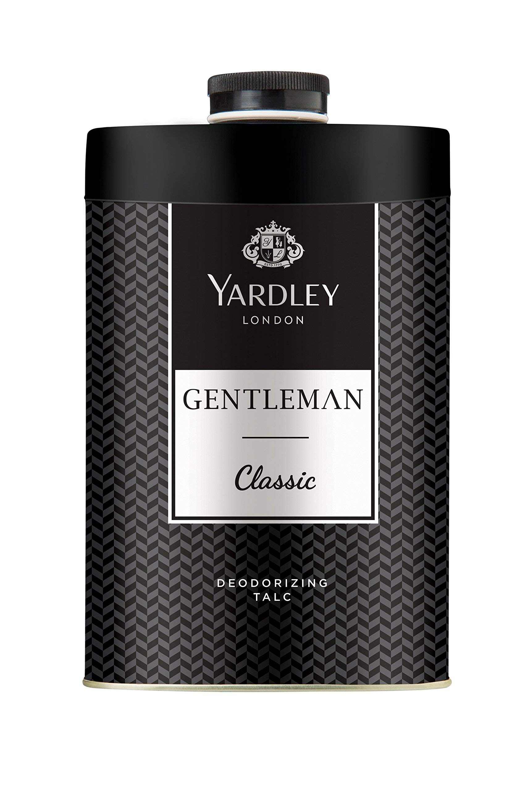 Yardley London Gentleman Talcum Powder for Men - 100g | Fresh Scent, Smooth Finish | Ideal for Post-Shave & Daily Use