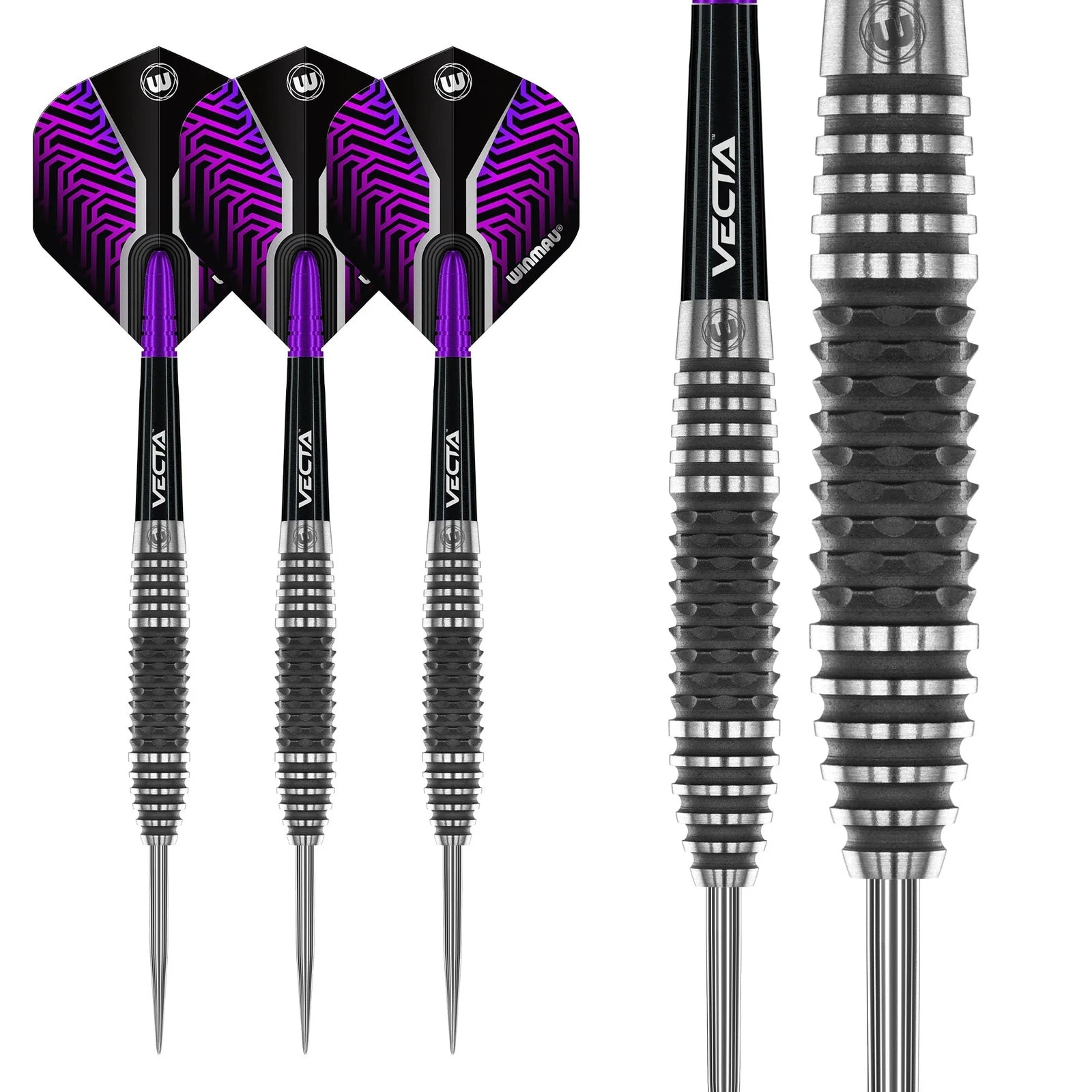 WINMAU Kairos 01 Professional Darts - 90% Tungsten Steel - 23g Weight - Perfect for Competitive Play & Home Practice