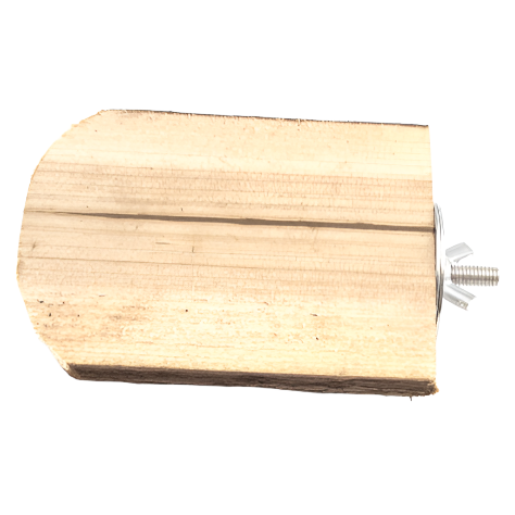 Natural Moss Hollow Wood Perch for Birds - Handmade Wooden Bird Perch with Hollow Design - Perfect for Parrots, Cockatiels & Small Birds - Ideal for Cages, Aviaries & Play Gyms