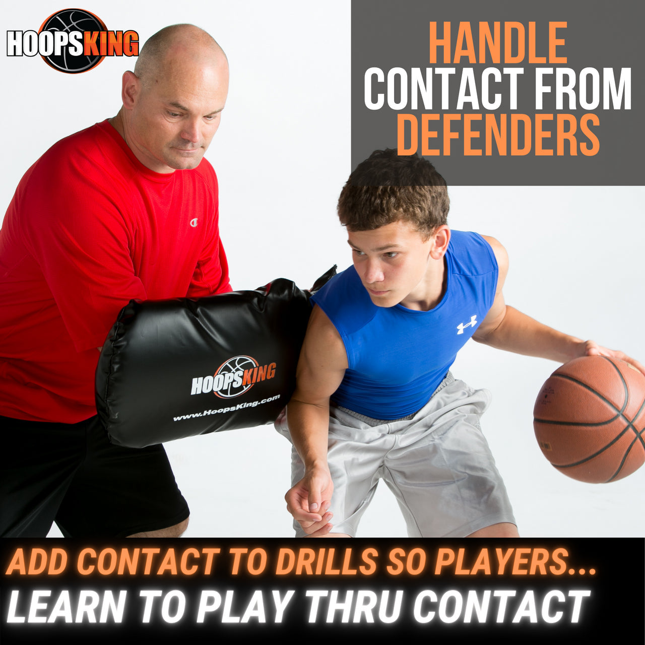 HoopsKing Basketball Toughness Training Pad - Durable Protective Gear for Basketball Drills & Skills Development - Perfect for Shooting, Dribbling & Defense Practice