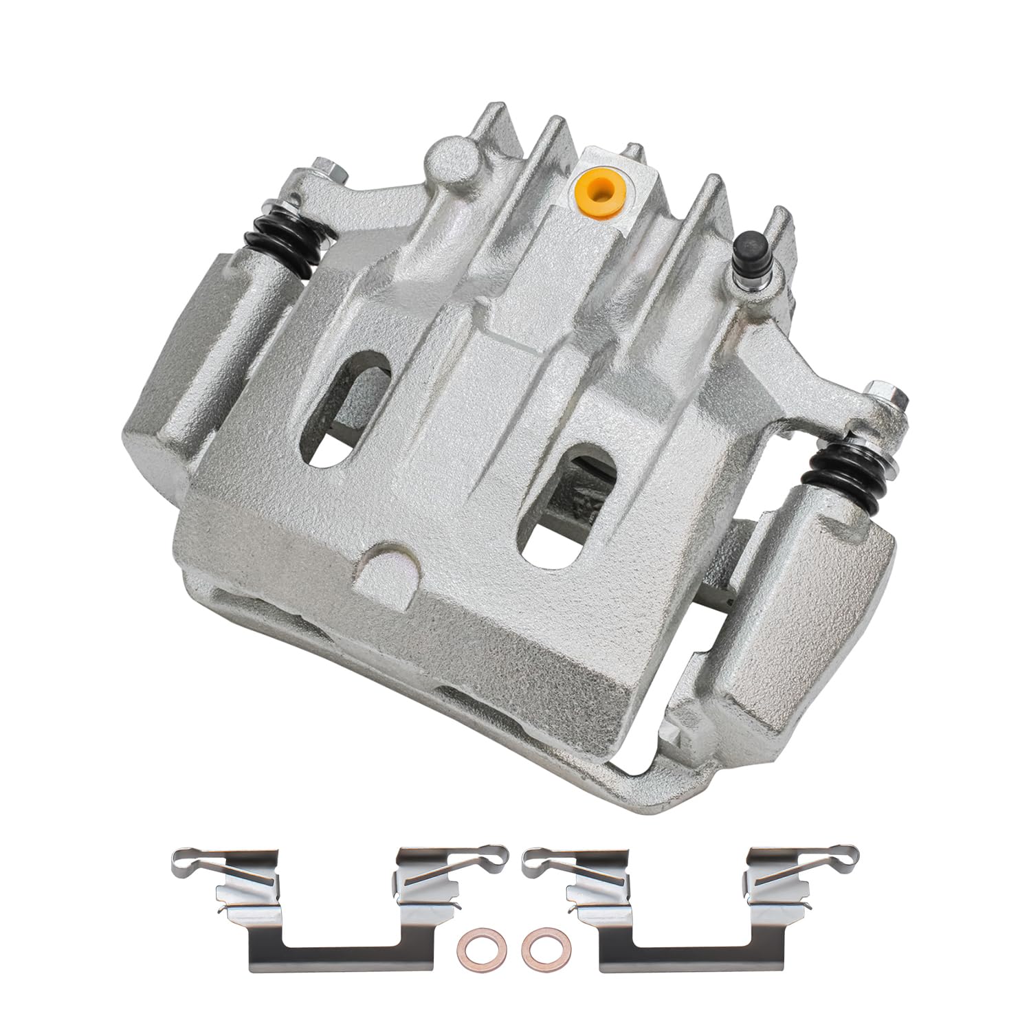 Detroit Axle Rear Right Brake Caliper Replacement for 2000-2004 Ford F-250 F-350 Super Duty & 2000-2005 Ford Excursion - Disc Brake Caliper with Bracket - Perfect for Off-Roading, Towing, and Heavy-Duty Use