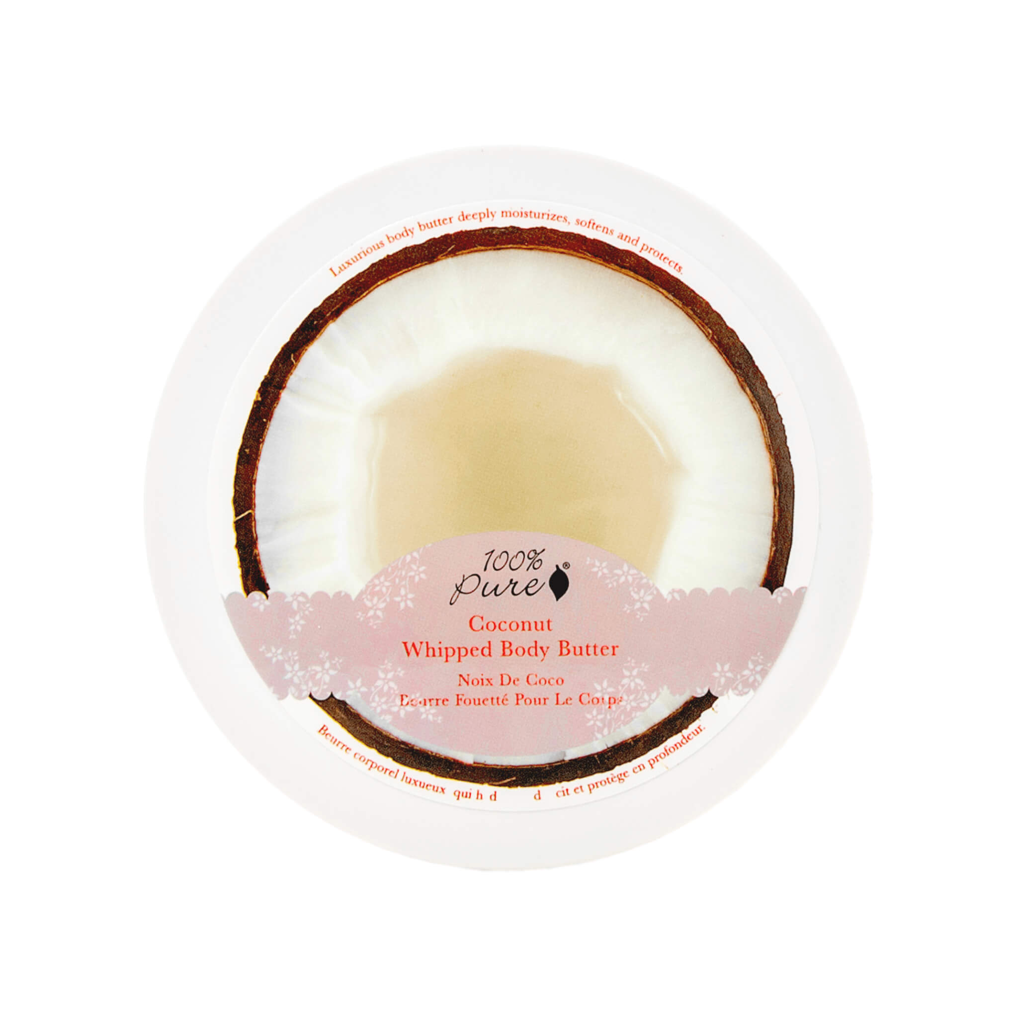 Organic Coconut Whipped Body Butter - Ultra Hydrating & Nourishing for Dry Skin | Vegan, Cruelty-Free Moisturizer for Face & Body | Perfect for Daily Use, After Shower & Spa Treatments