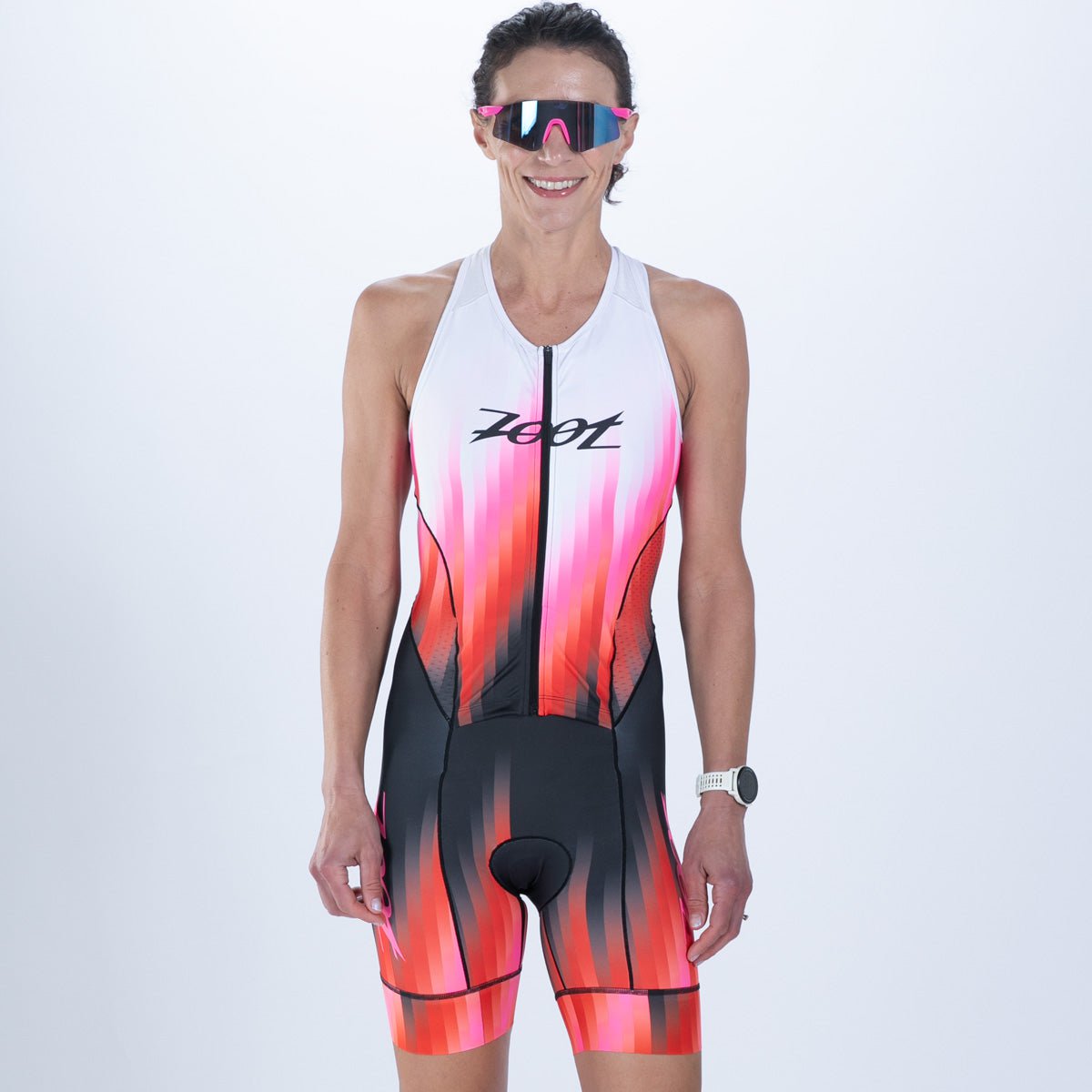 Women's Limited Edition Tri-Sleeves Fitted Racesuit - High Performance Athletic Wear for Running, Cycling & Workouts - Comfortable & Stylish Activewear