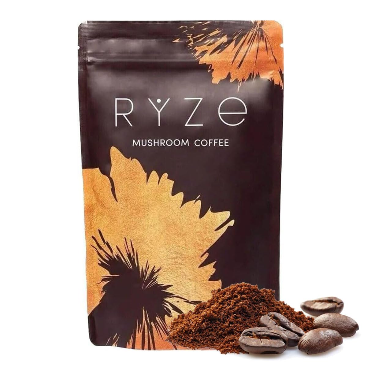 RYZE Organic Mushroom Coffee Powder - 30 Servings for Energy & Focus | Immune Support, Natural Adaptogens | Perfect for Morning Boost, Workouts & Wellness Routine