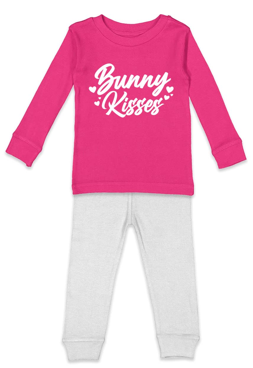 Haase Unlimited Bunny Kisses - Easter Rabbit Egg Hunt Kids Shirt and Pants Set | Cute Spring Outfit for Boys & Girls | Perfect for Easter Celebrations, Egg Hunts, and Family Photos