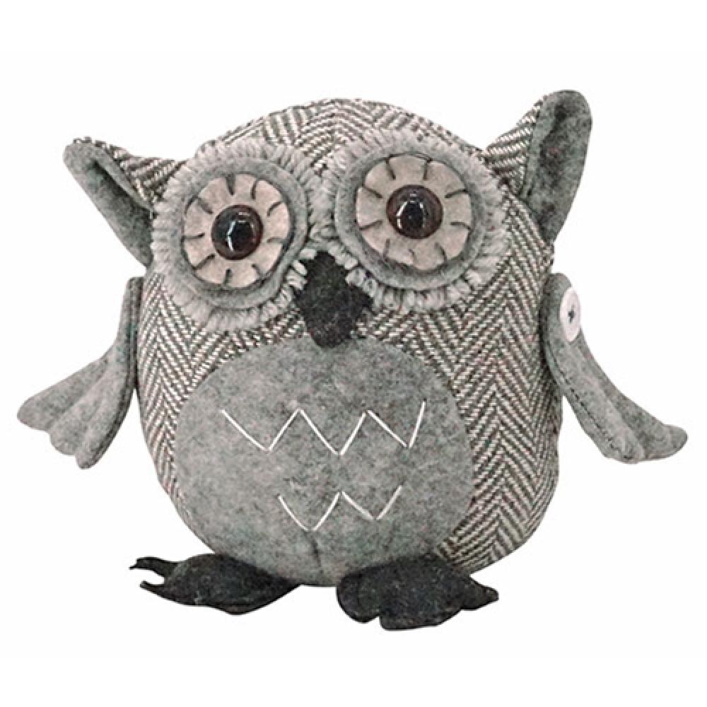 Soft Plush Grey Owl Stuffed Animal - Cute & Cuddly Owl Toy for Kids, Nursery Decor, Birthday Gifts & Collectibles | Perfect for Bedtime, Playtime & Room Decoration