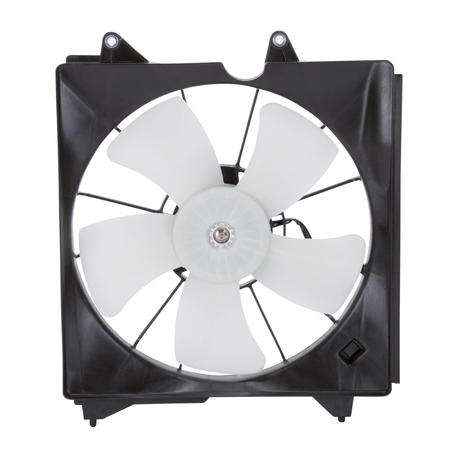 TYC 601190 Cooling Fan Assembly Compatible with 2008-2012 Honda Accord 2.4L 4 Cylinder - Black Replacement Radiator Fan with Motor - Perfect for Engine Overheating Prevention & AC Performance