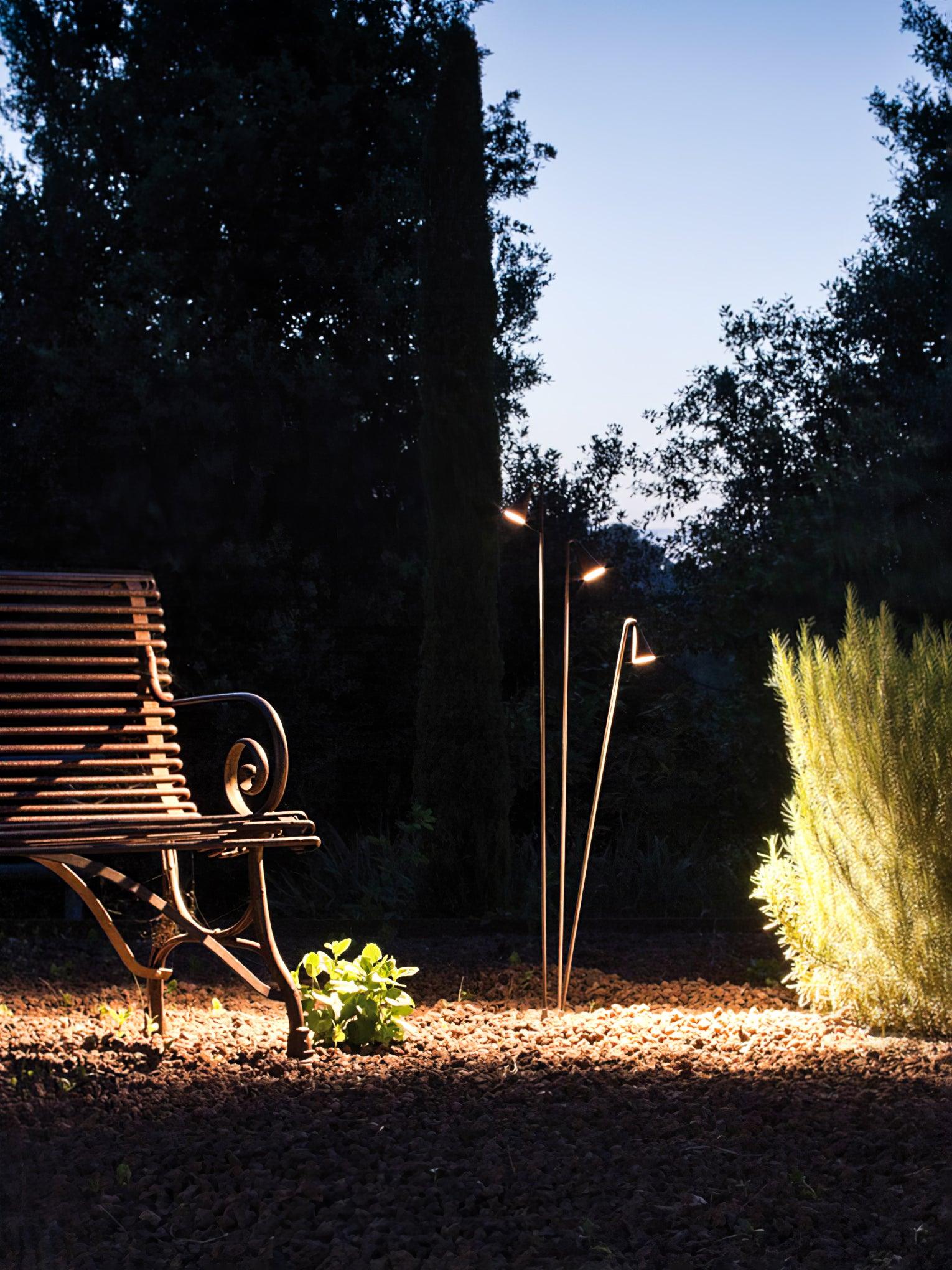 Bellflower Outdoor Floor Lamp - Weatherproof & Durable Garden Lighting for Patio, Deck, Backyard - Perfect for Evening Gatherings & Landscape Ambiance