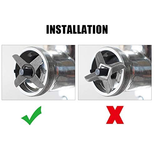 #8 Stainless Steel Meat Grinder Blade Replacement - Durable Food Grinding Knife Cutter for KitchenAid & Stand Mixers - Perfect for Home Butchering, Sausage Making & Food Prep