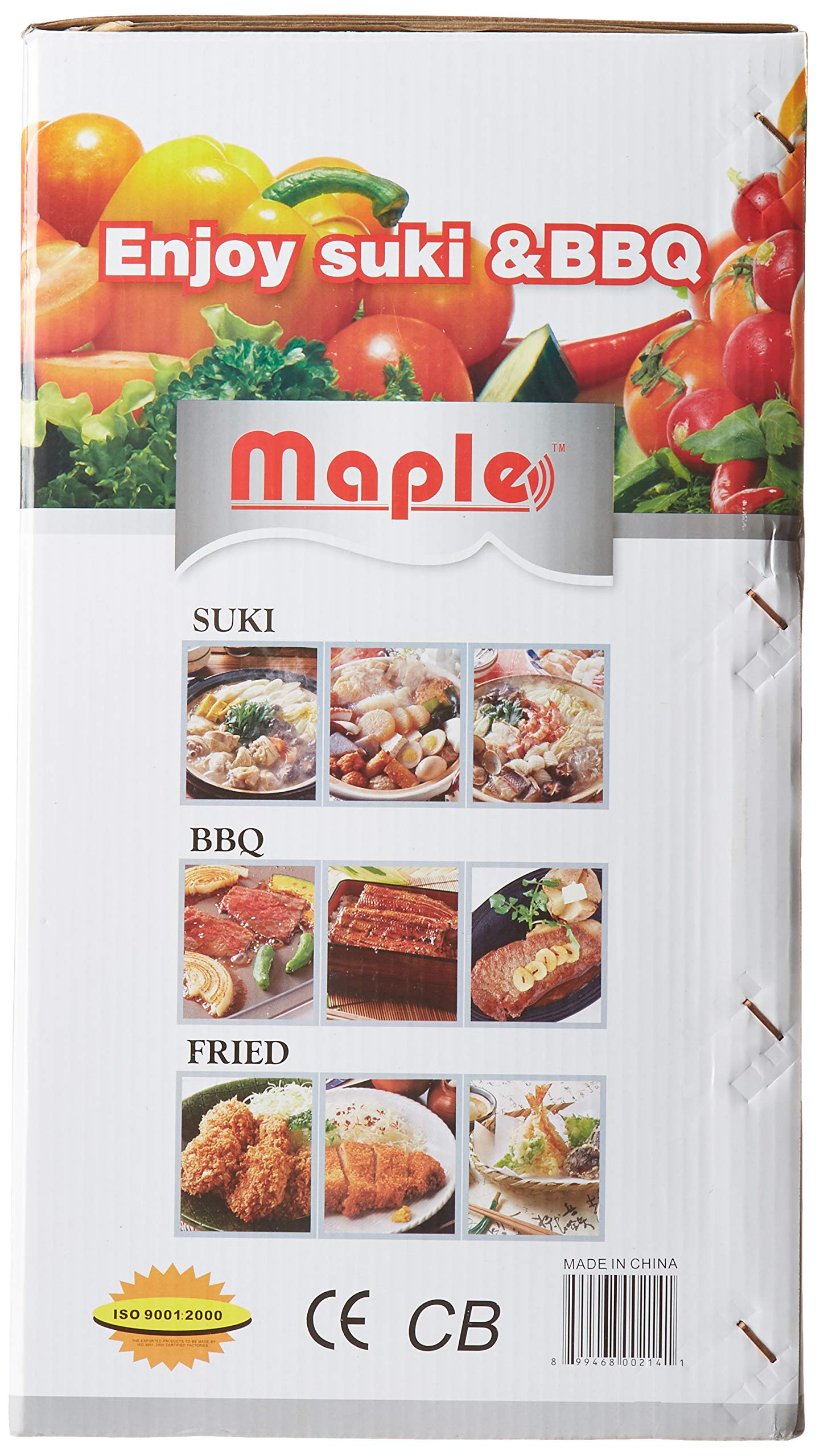 Premium Maple Hot Pot & BBQ Grill Set - Authentic Japanese Shabu Shabu & Korean BBQ Combo for Home Dining & Party Entertaining