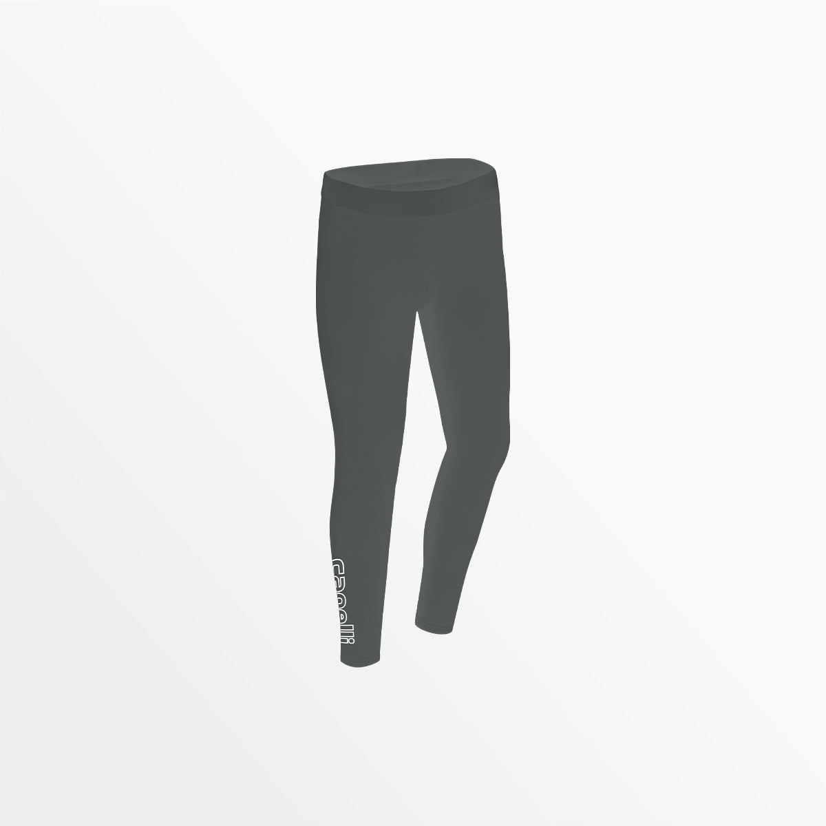 Women's Mid Rise Cotton Leggings with Logo - Comfortable Stretchy Workout Pants for Yoga, Running & Everyday Wear