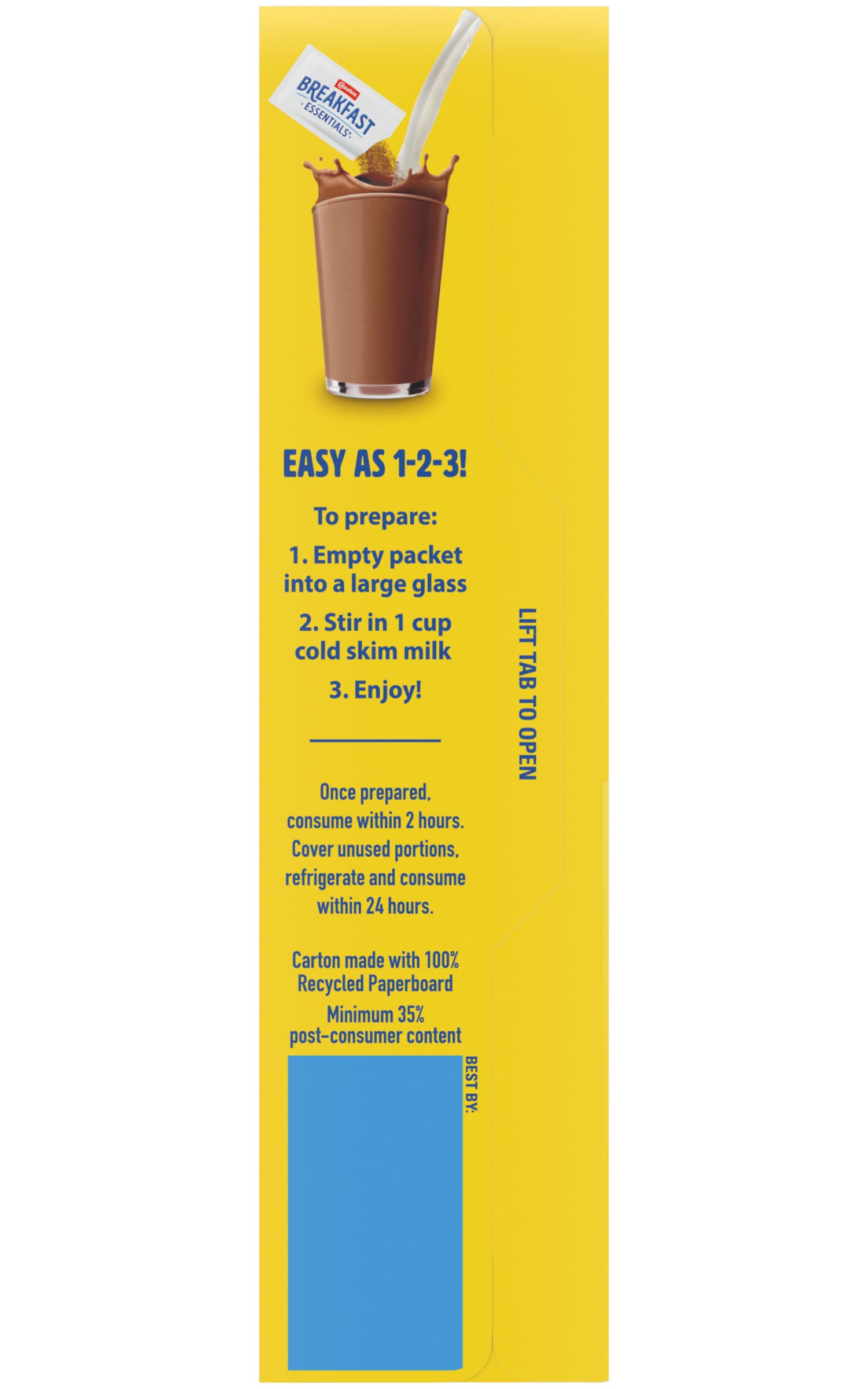 Carnation Breakfast Essentials Light Start Powder Drink Mix - Rich Milk Chocolate Flavor, 7.05 oz (8 Count, Pack of 2) | Quick & Nutritious Breakfast Solution for Busy Mornings, Post-Workout Recovery & On-the-Go Nutrition