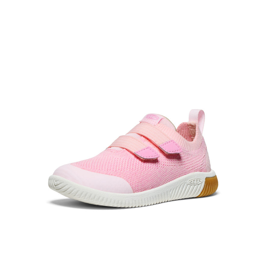 KNX Knit Double Strap Shoes for Toddlers & Little Kids - Giggle Pink & Moonlite Mauve | Comfortable & Stylish for Playtime, School & Everyday Wear