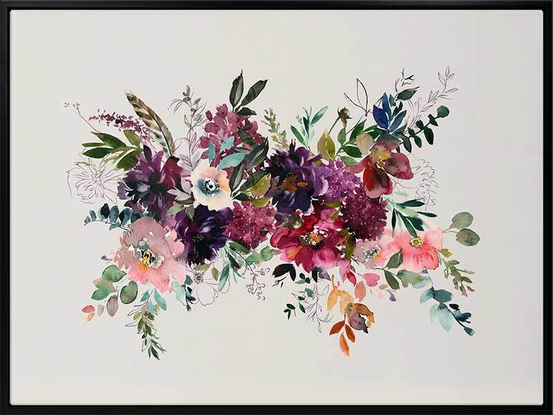 Decoupage II Canvas Art Print - Handmade Wall Decor for Living Room, Bedroom & Office - Perfect for Home & Office Decor
