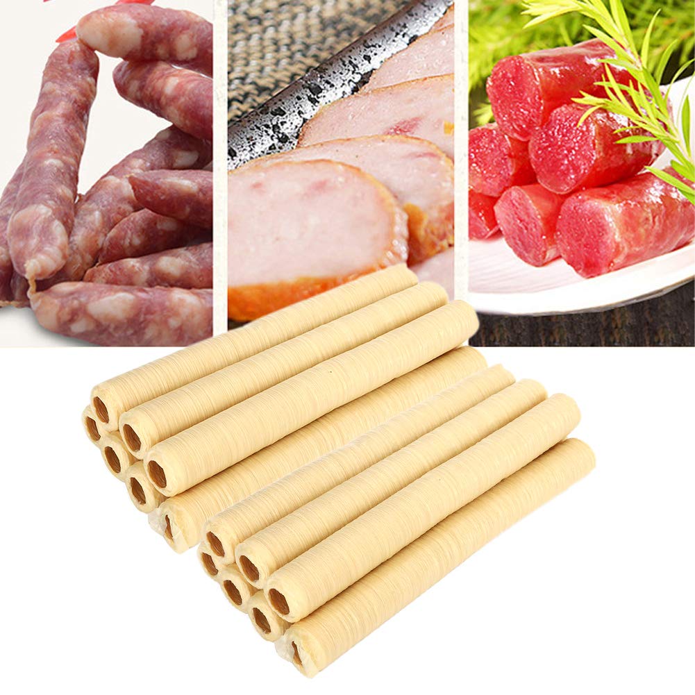 AXOC Edible Sausage Casing for Drying - Natural Sausage Hose Tube for Homemade Hot Dogs & Dried Sausages | Perfect for DIY Sausage Making, Meat Processing & Food Preservation