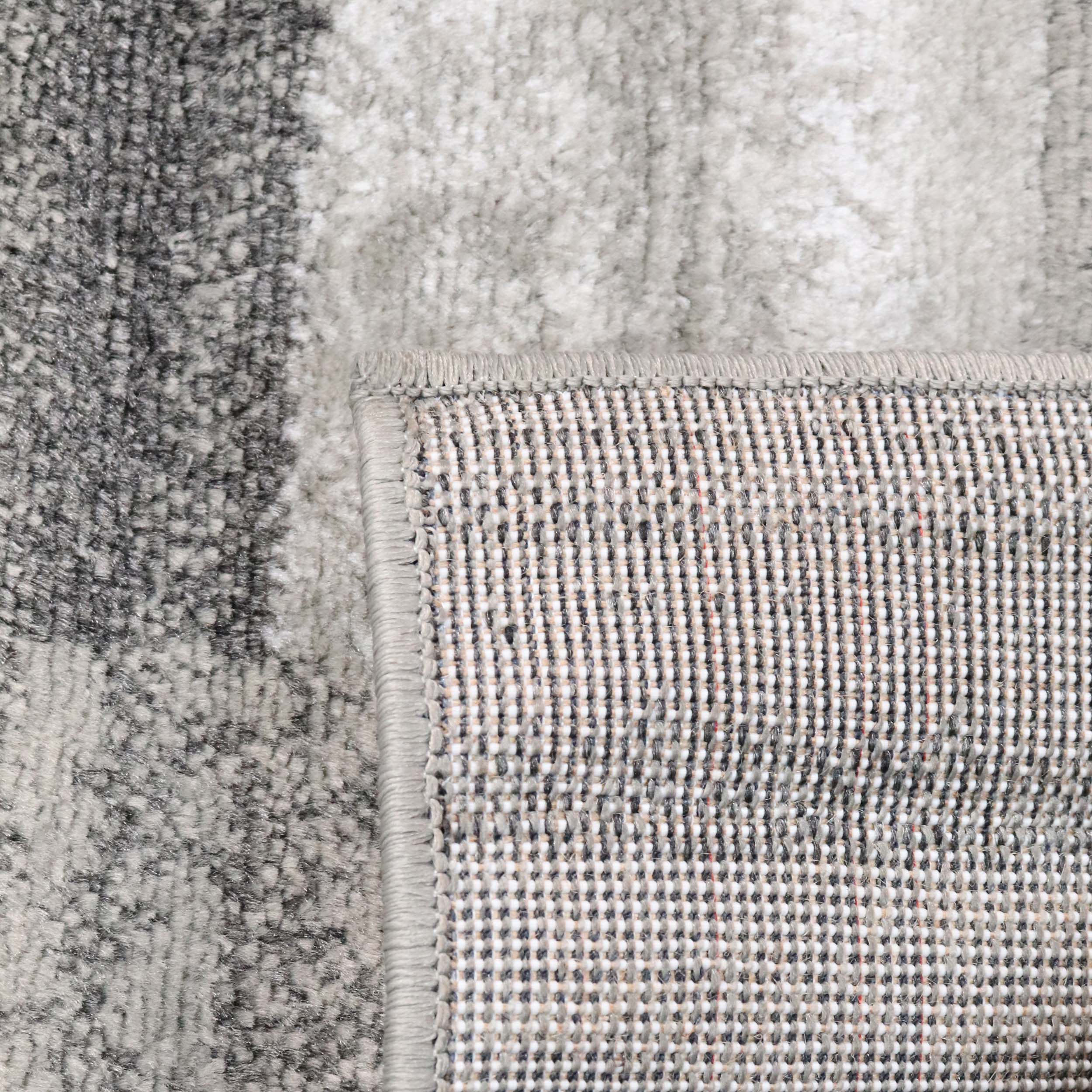 Blairwood Modern Geometric Patchwork Indoor Area Rug - Non-Slip Soft Living Room Carpet, Bedroom Runner Rug for Home Decor