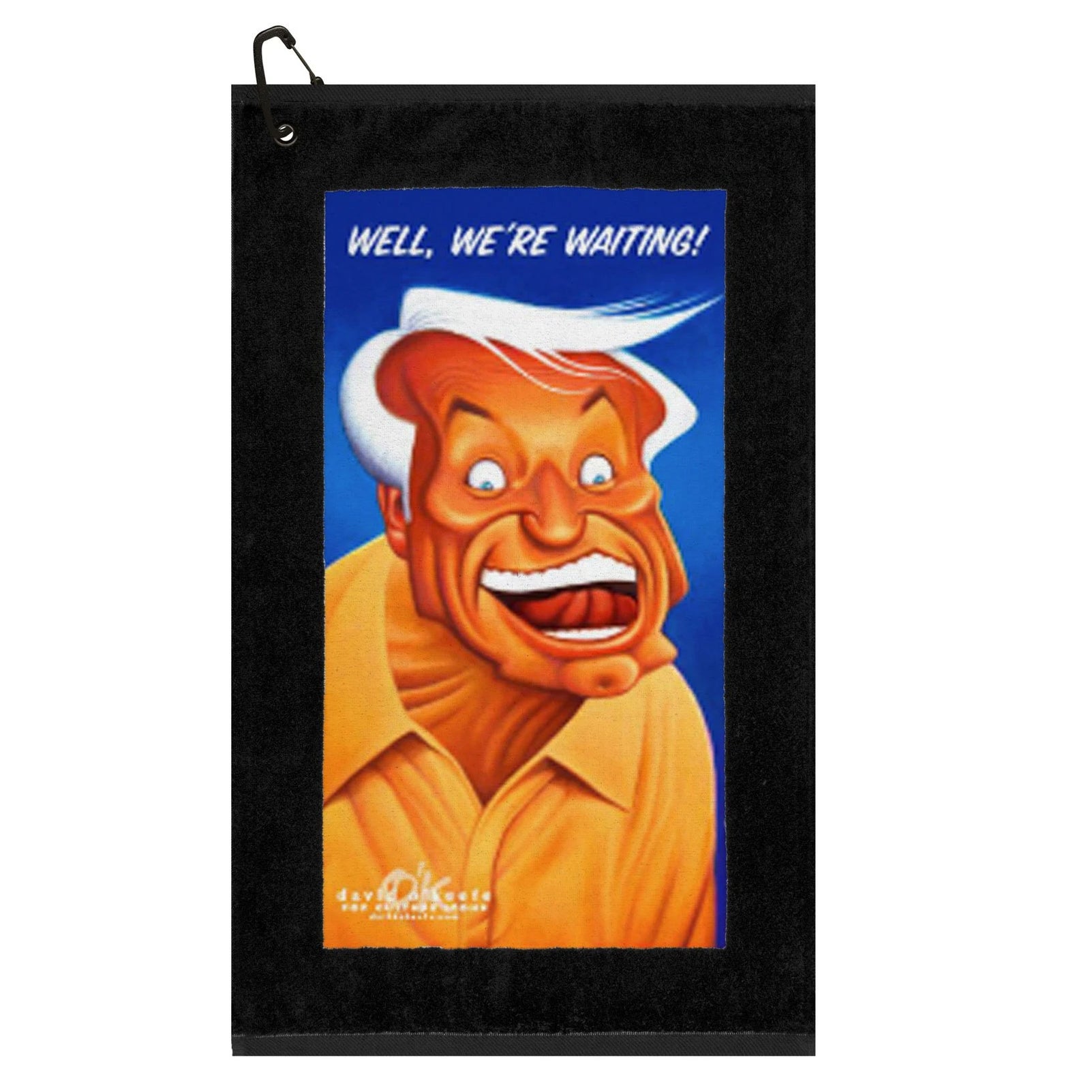 Devant David O'Keefe Tribute to Caddyshack Edge Judge Smails Golf Towel - Premium Golf Accessory for Courses & Tournaments - Perfect for Golfers & Caddyshack Fans