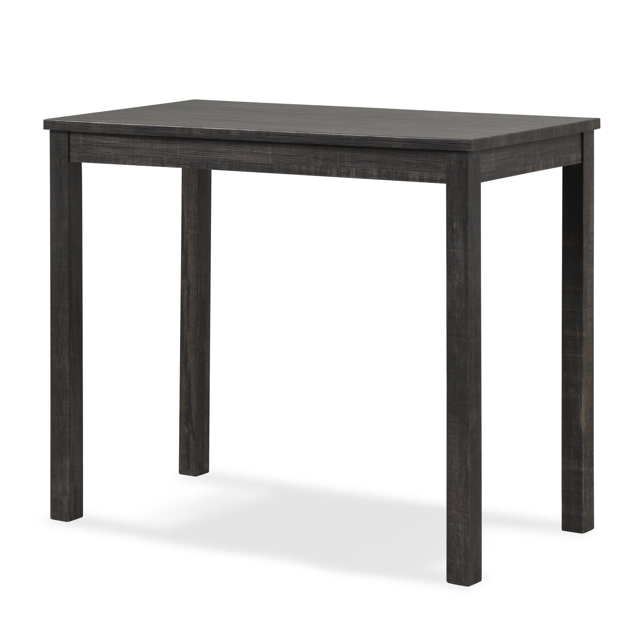 Roundhill Furniture Sora Wood 3-Piece Counter Height Dining Set in Gray - Perfect for Kitchen Islands, Breakfast Nooks & Small Space Dining Areas