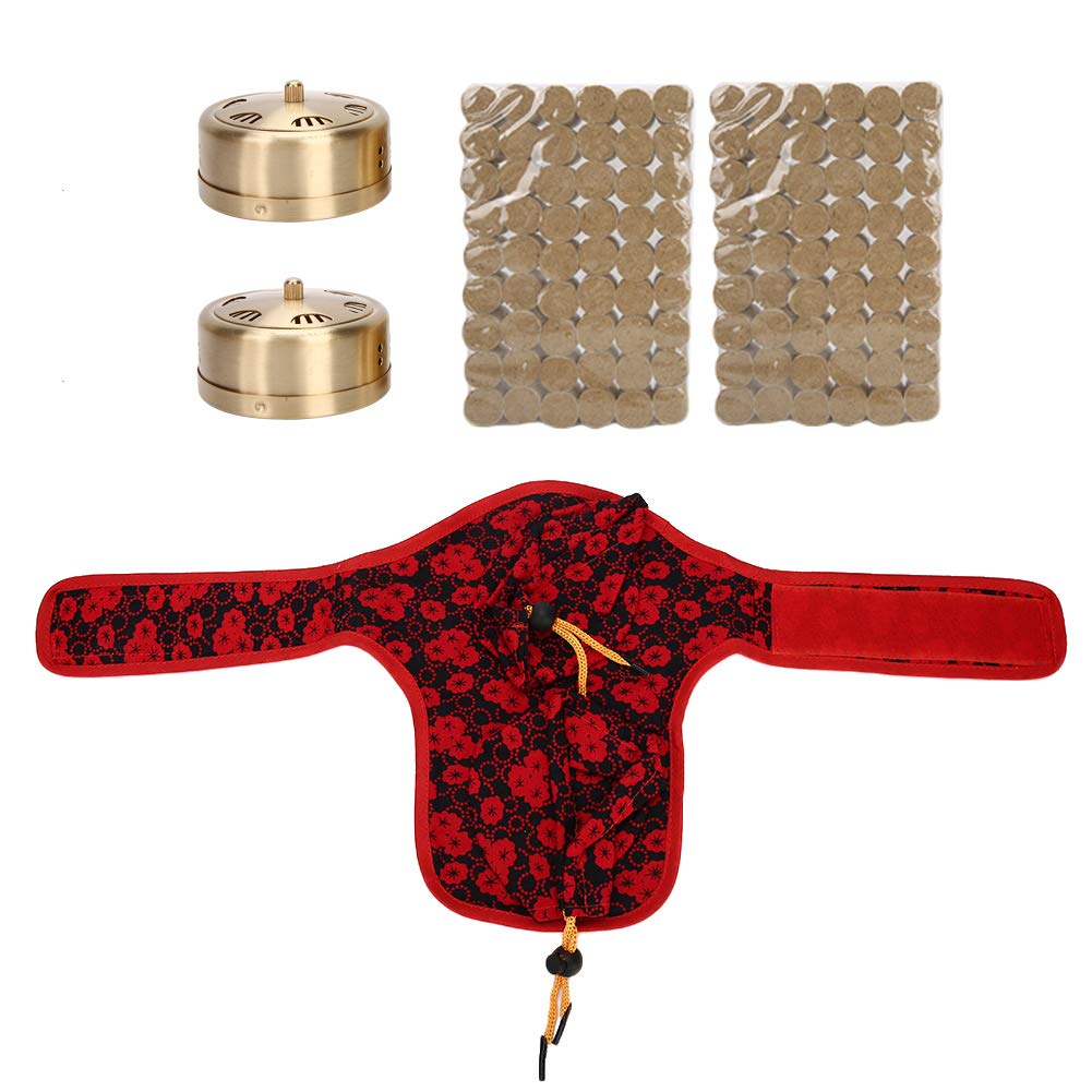 Premium Moxibustion Box Cloth Cover with 2 Holes - Compatible with Moxa Sticks & Therapy Accessories | Perfect for Acupuncture Clinics & Home Wellness Treatments