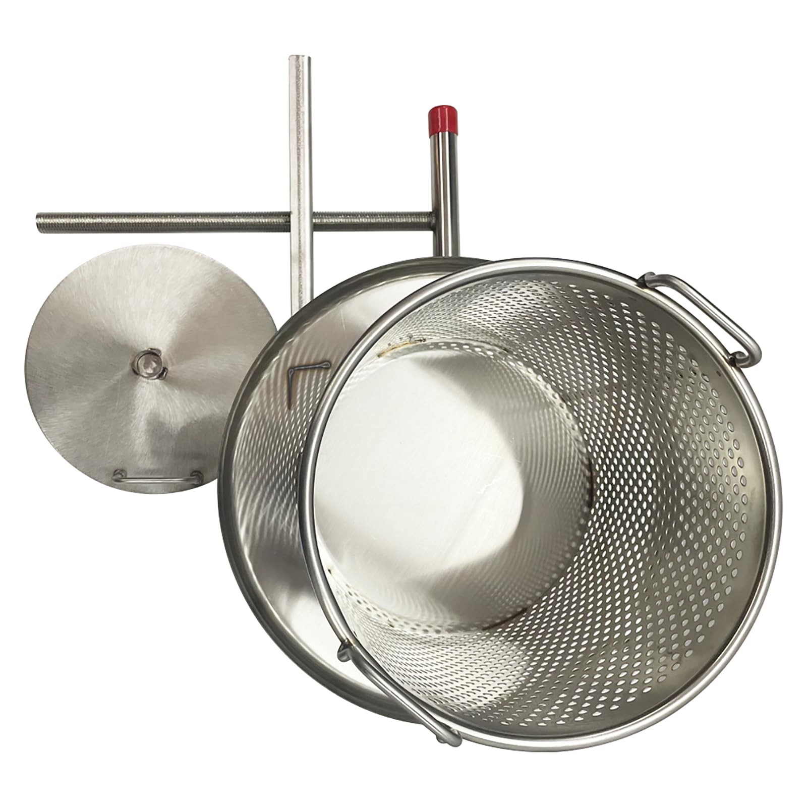 Stainless Steel Manual Honey Press Extractor - Beekeeping Equipment for Pure Raw Honey Extraction | Perfect for Home Use & Small Beekeeping Farms
