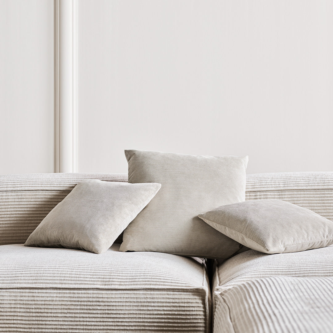 Cosima 3-Seater Sofa with Open End - Modern Living Room Furniture for Small Spaces & Apartments | Perfect for Lounging, Entertaining & Relaxing
