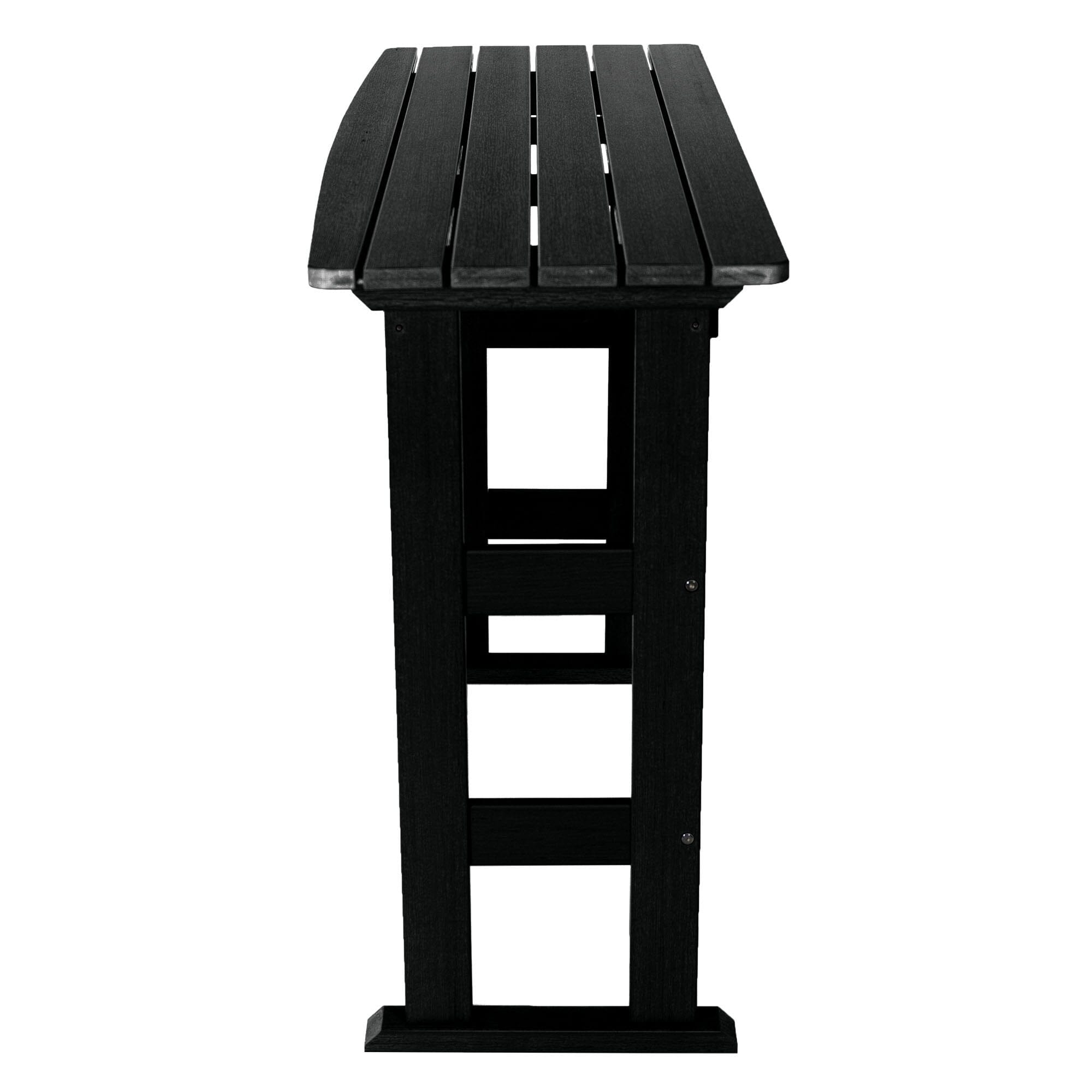 Refurbished Lehigh Bar Height Balcony Table - Outdoor Bistro Set for Patio, Deck & Small Spaces - Perfect for Coffee, Dining & Relaxing