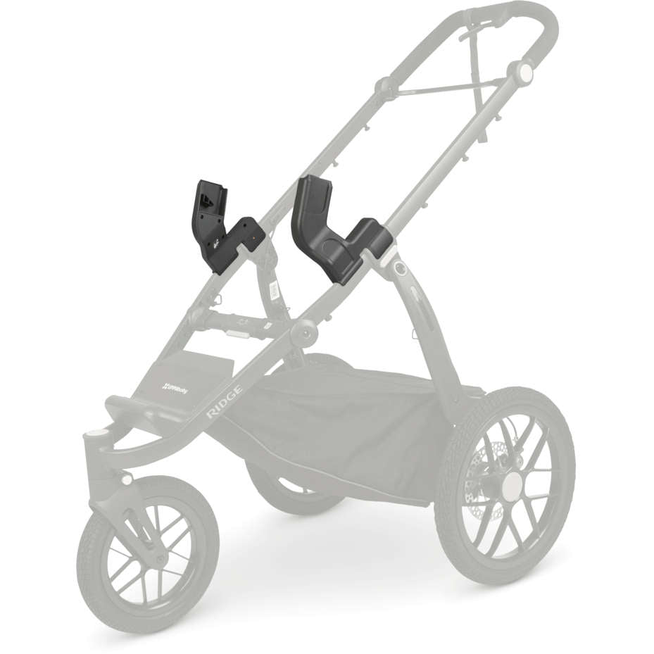 UPPAbaby Ridge Infant Car Seat Adapters - Compatible with Maxi Cosi, Nuna, Cybex & BeSafe | Safe & Secure Travel Solution for Newborns | Perfect for Family Road Trips, Air Travel & Daily Commutes