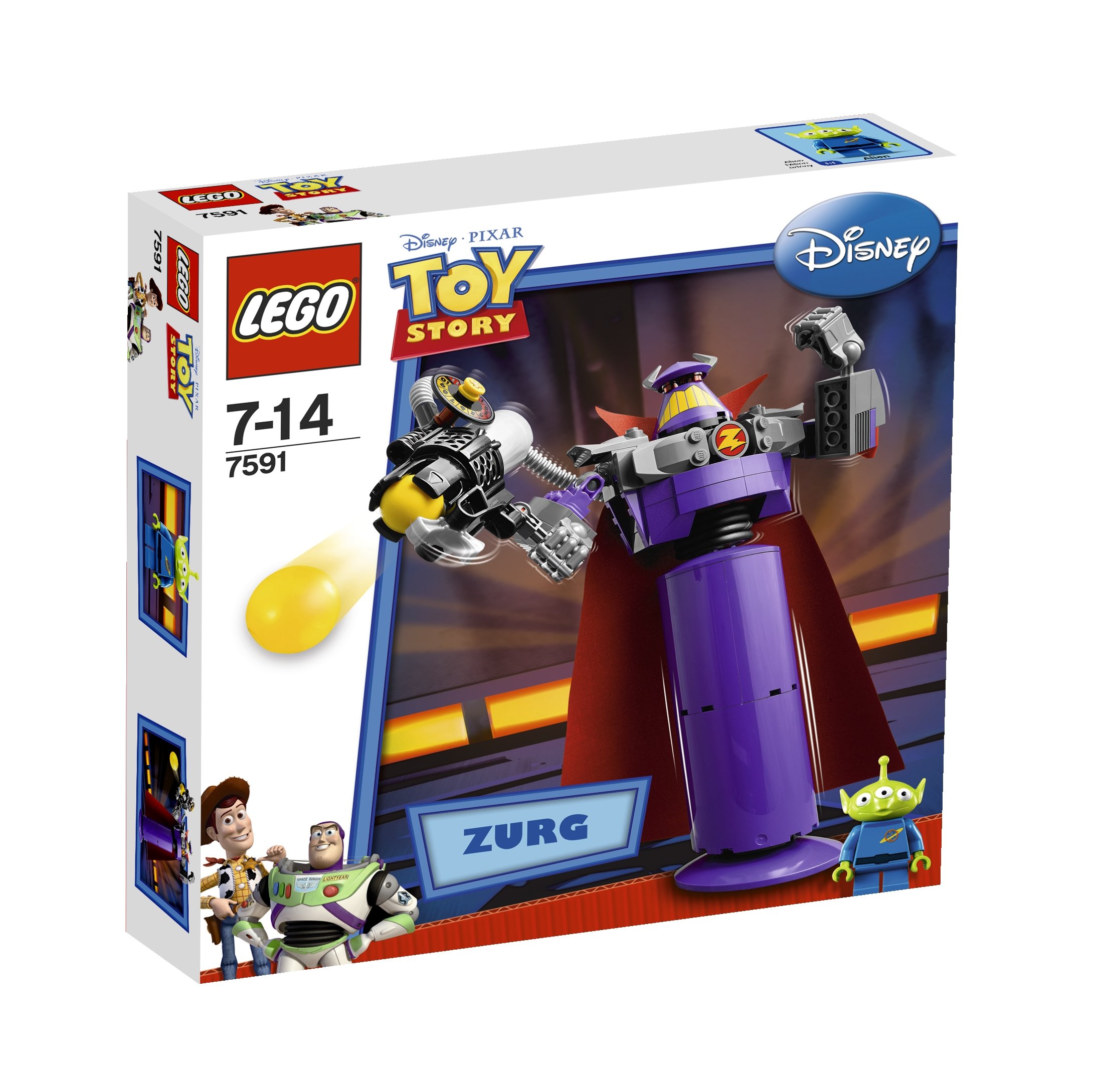 Construct-a-Zurg Special Edition LEGO Disney Pixar Toy Story Series Building Set - 7591 Zurg Action Figure for Kids & Collectors | Perfect for Playtime, Display & Gifts
