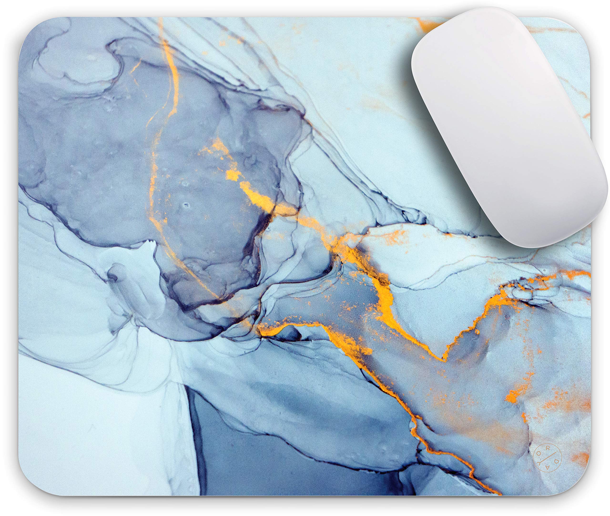 Oriday Gaming Mouse Pad with Inspirational Quotes - Non-Slip Large Mouse Mat for PC, Laptop & Office Work (Blue Ocean Design) - Perfect for Gamers, Programmers & Home Office Setup